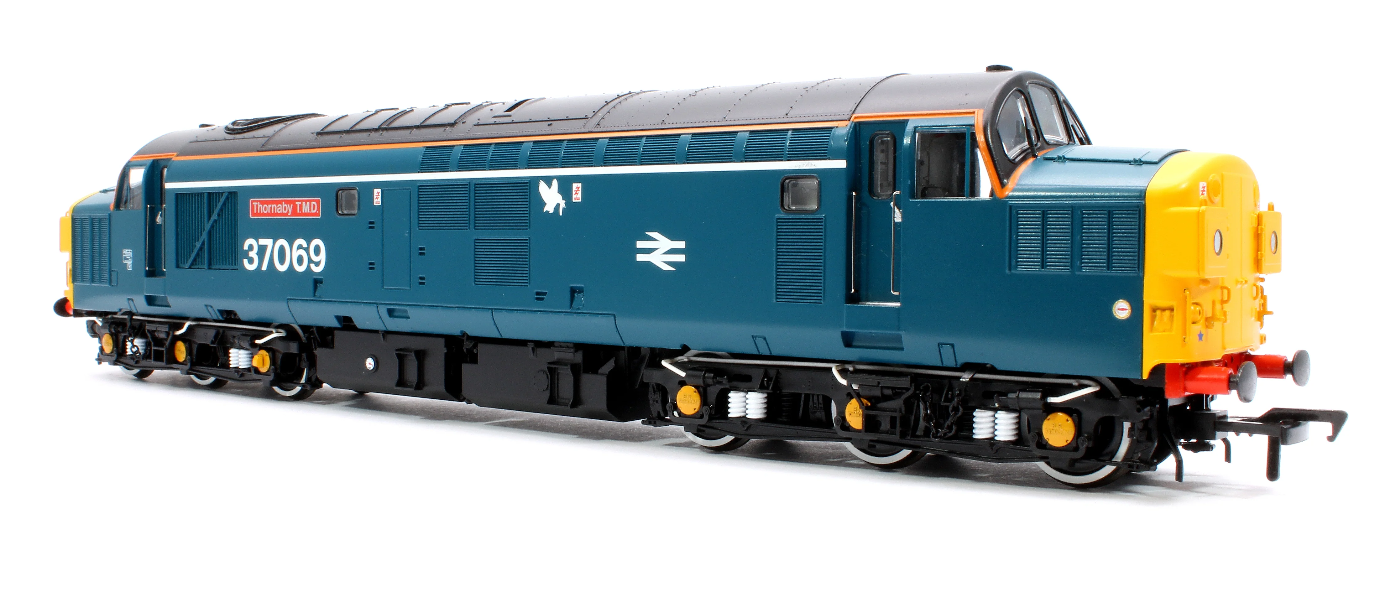 Class 37/0 Split Headcode 37069 'Thornaby TMD' BR Blue (White Stripe) Diesel Locomotive - Image 2