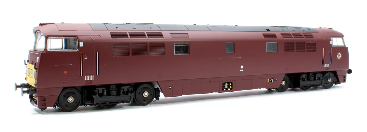 4D-003-021S Class 52 Western Invader BR Maroon Small Yellow Panels D1009 Diesel Locomotive - DCC Sound - Image 3