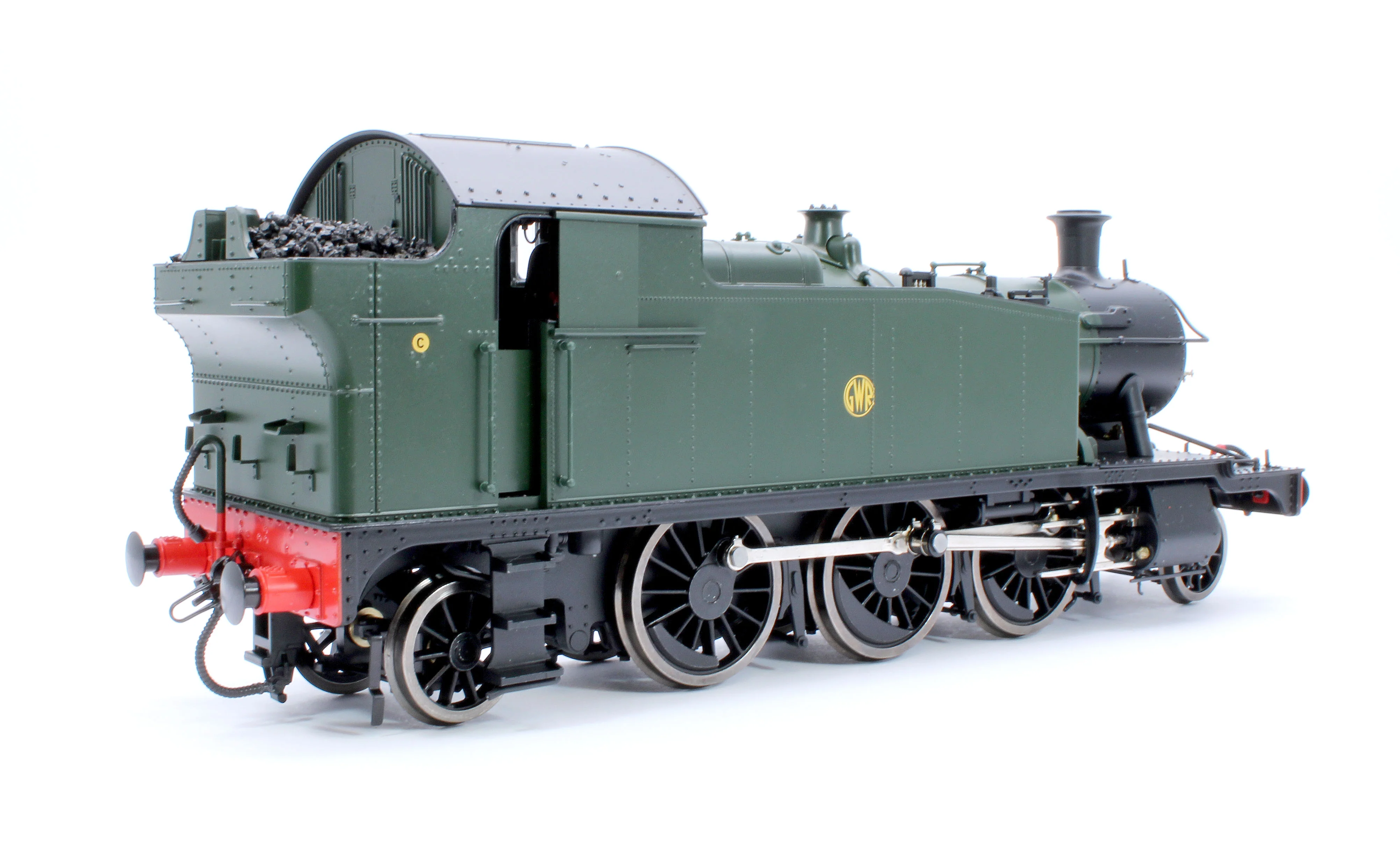LHT-S-5503US Class 55xx 2-6-2 Shirtbutton GWR Green Unnumbered Steam Locomotive - DCC Sound Fitted - Image 3