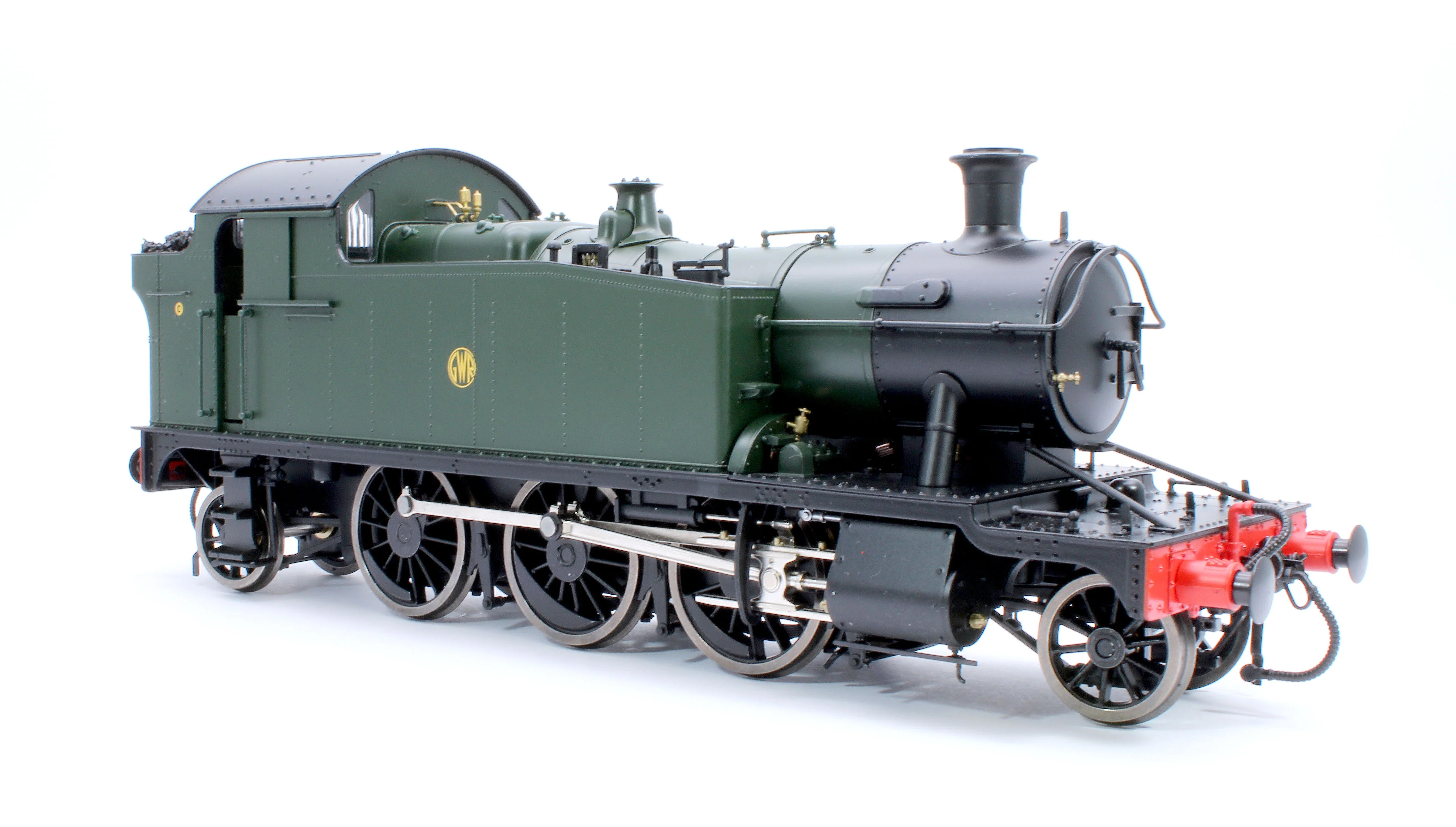 LHT-S-5503US Class 55xx 2-6-2 Shirtbutton GWR Green Unnumbered Steam Locomotive - DCC Sound Fitted - Image 4
