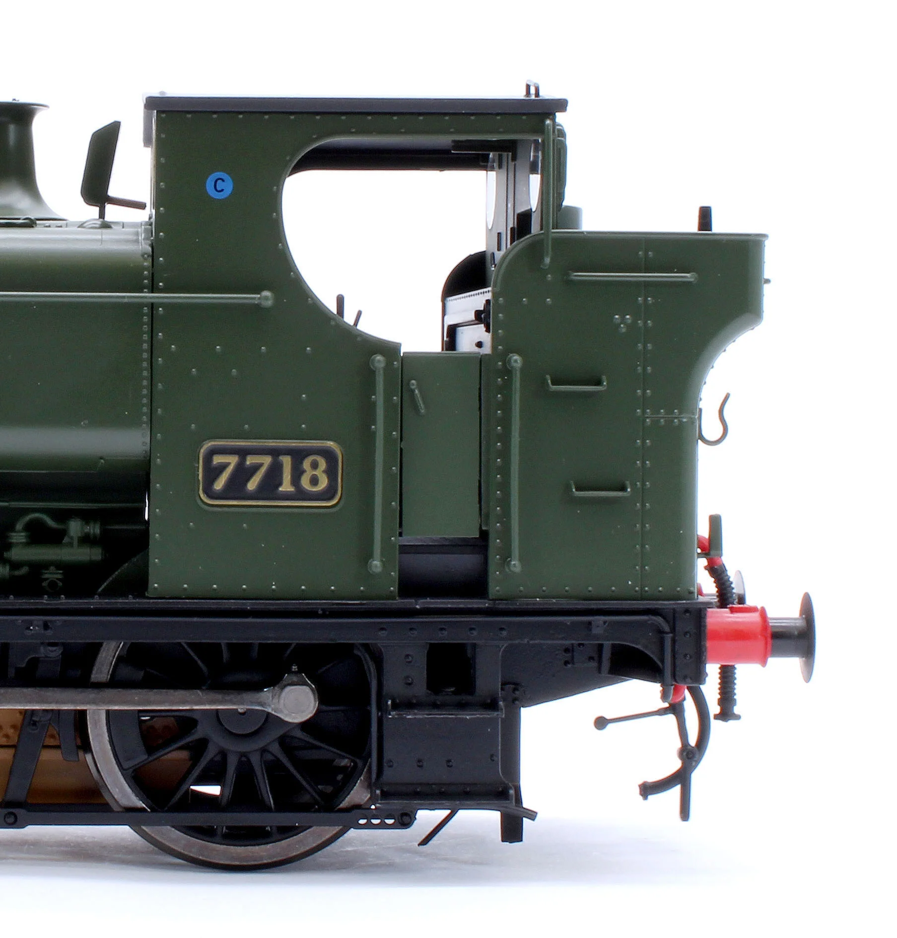 7S-007-013D Class 57xx Pannier 'Great Western' Green 7718 - Steam Tank Locomotive - DCC Fitted - Image 8
