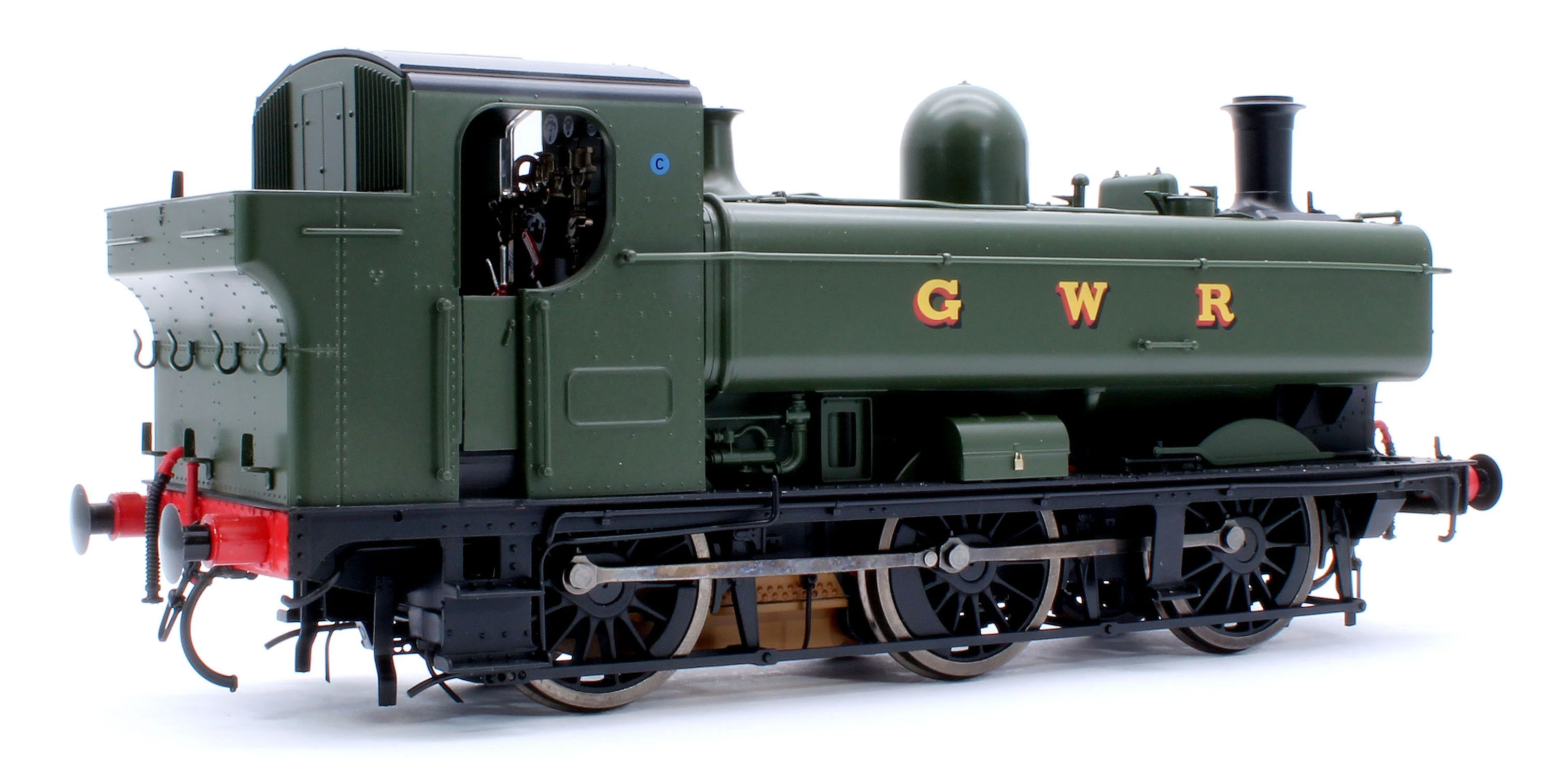 7S-007-015U Class 57xx Pannier 'GWR' Green Unnumbered - Steam Tank Locomotive - Image 4