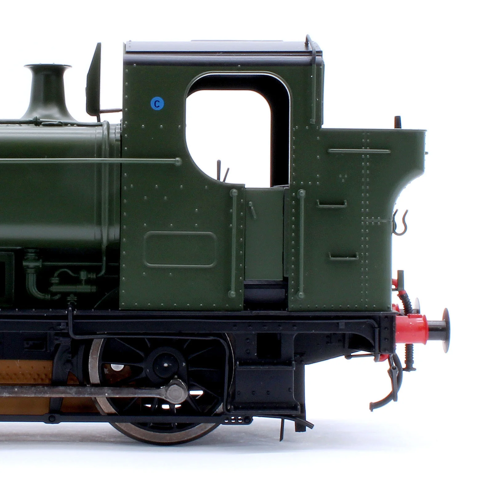 7S-007-015UD Class 57xx Pannier 'GWR' Green Unnumbered - Steam Tank Locomotive - DCC Fitted - Image 8