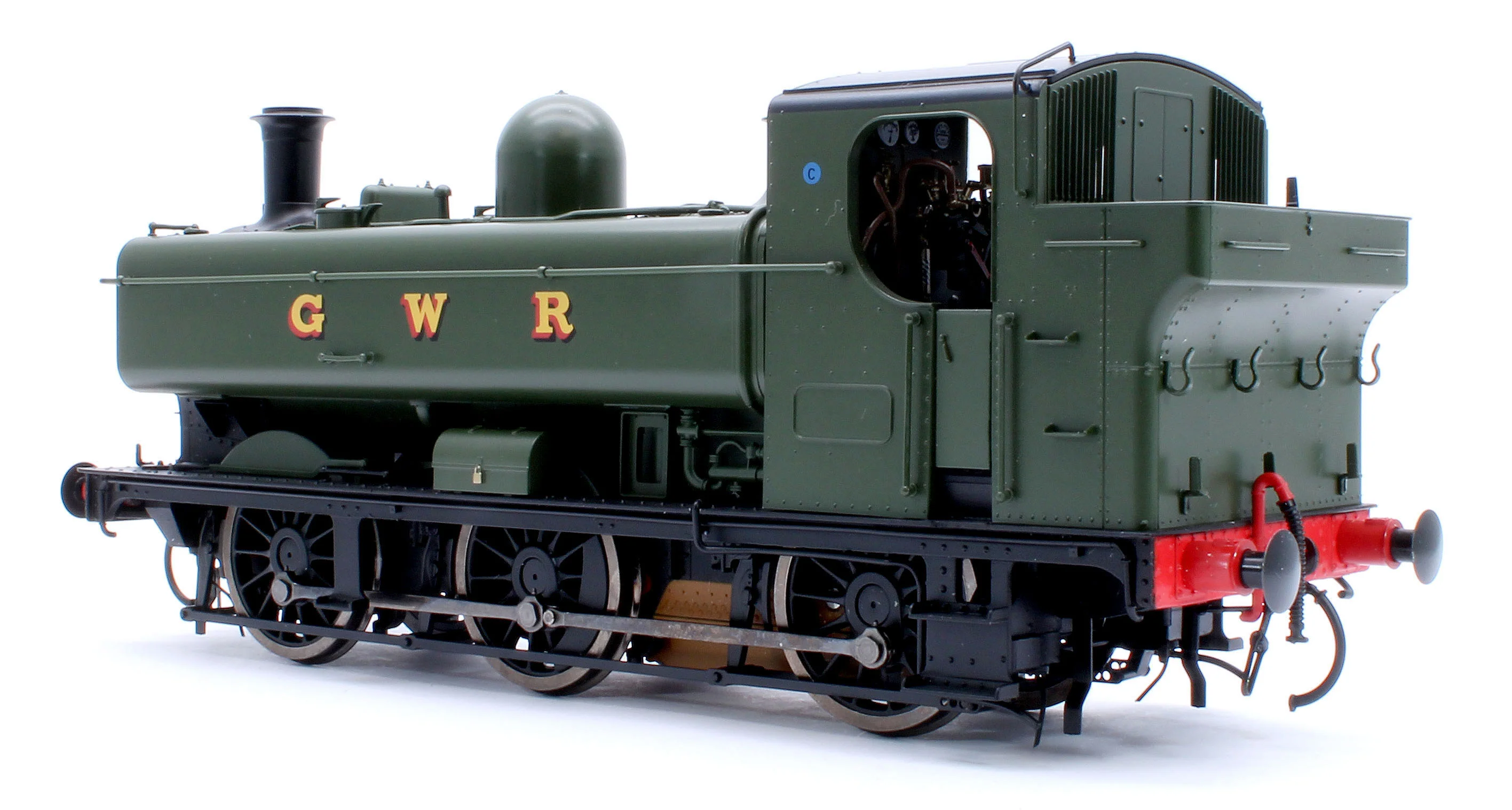 7S-007-015US Class 57xx Pannier 'GWR' Green Unnumbered - Steam Tank Locomotive - Sound Fitted - Image 3
