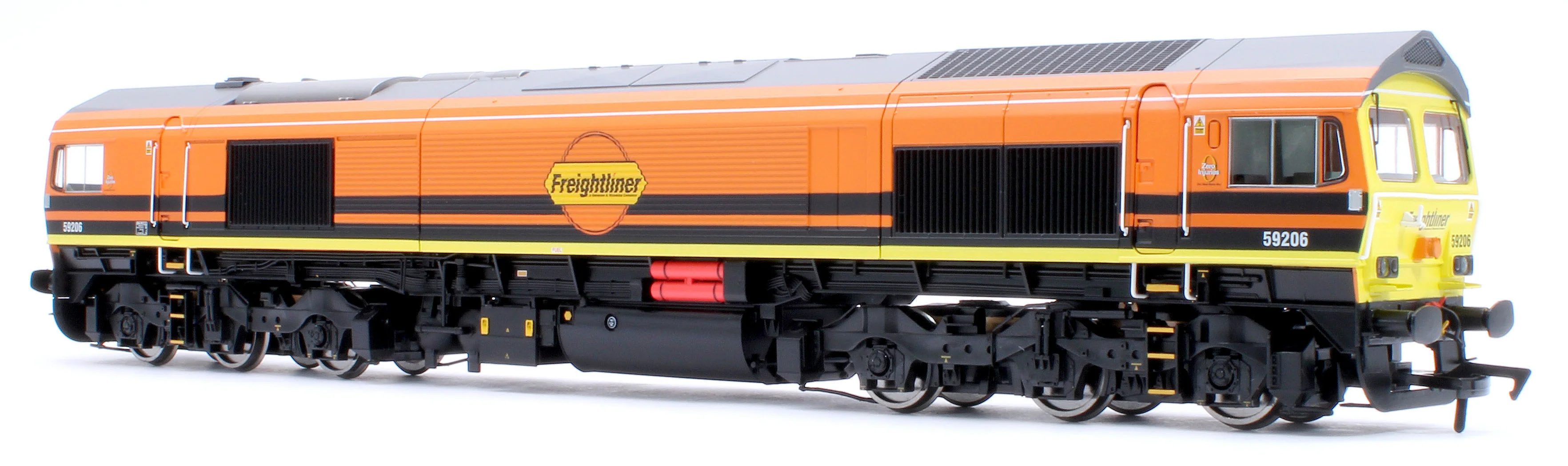 4D-005-008D Class 59 59206 Freightliner Orange John F Yeoman Diesel Locomotive - DCC Fitted - Image 3