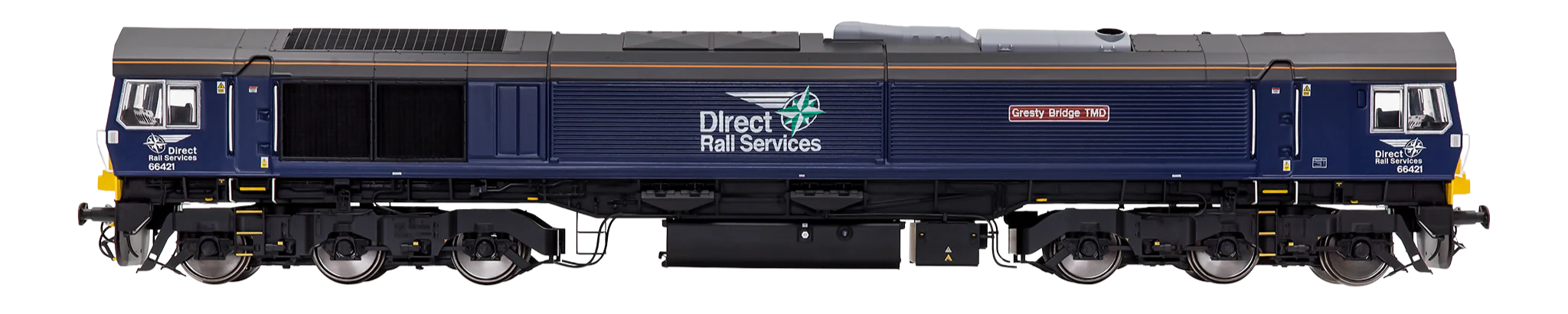 7D-066-004S Class 66 421 New DRS Livery Diesel Locomotive - DCC Sound - Image 3