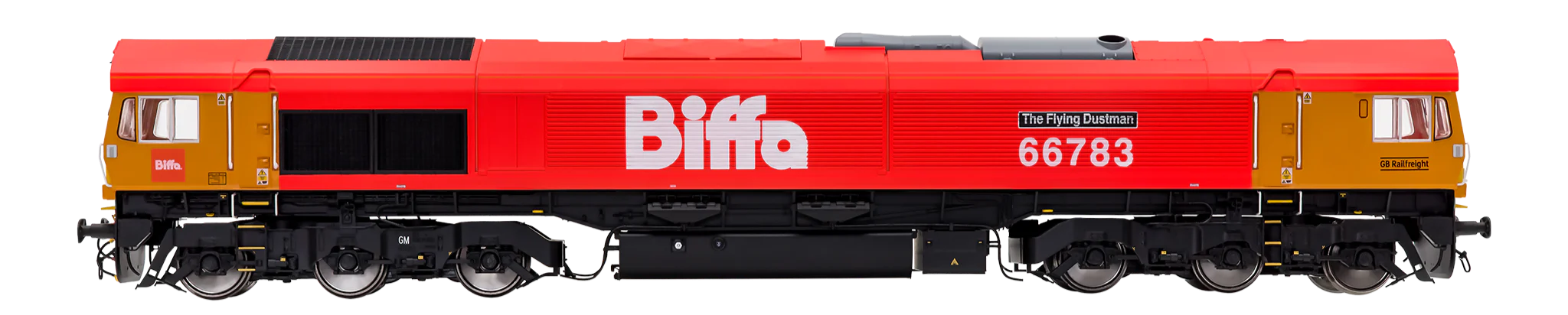7D-066-006DS Class 66 783 GBRF Biffa 'The Flying Dustman' Diesel Locomotive - DCC Deluxe Sound Fitted - Image 3