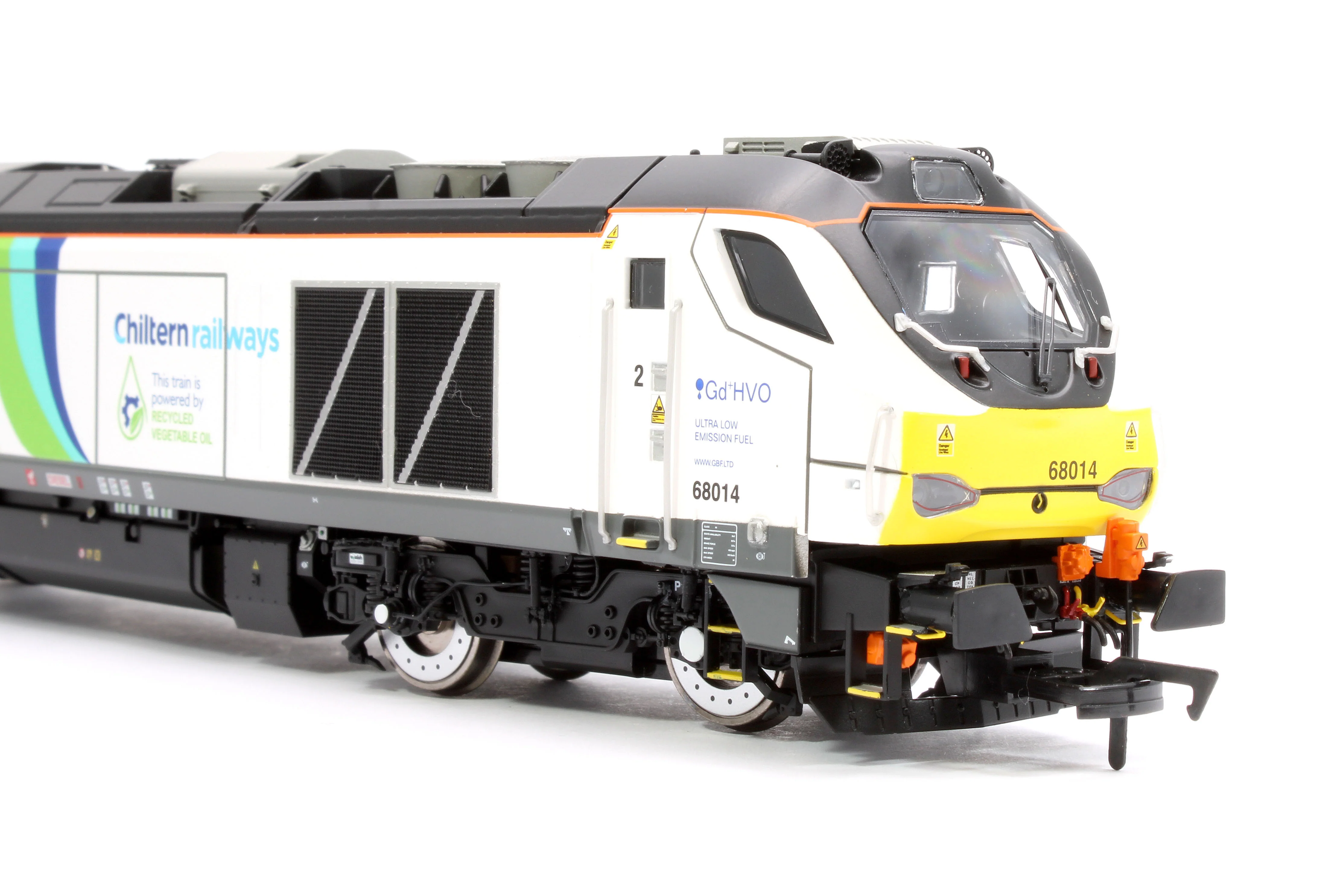4D-022-028S Class 68 68014 Chiltern Green Bio Fuel Livery Diesel Locomotive - Sound Fitted - Image 10