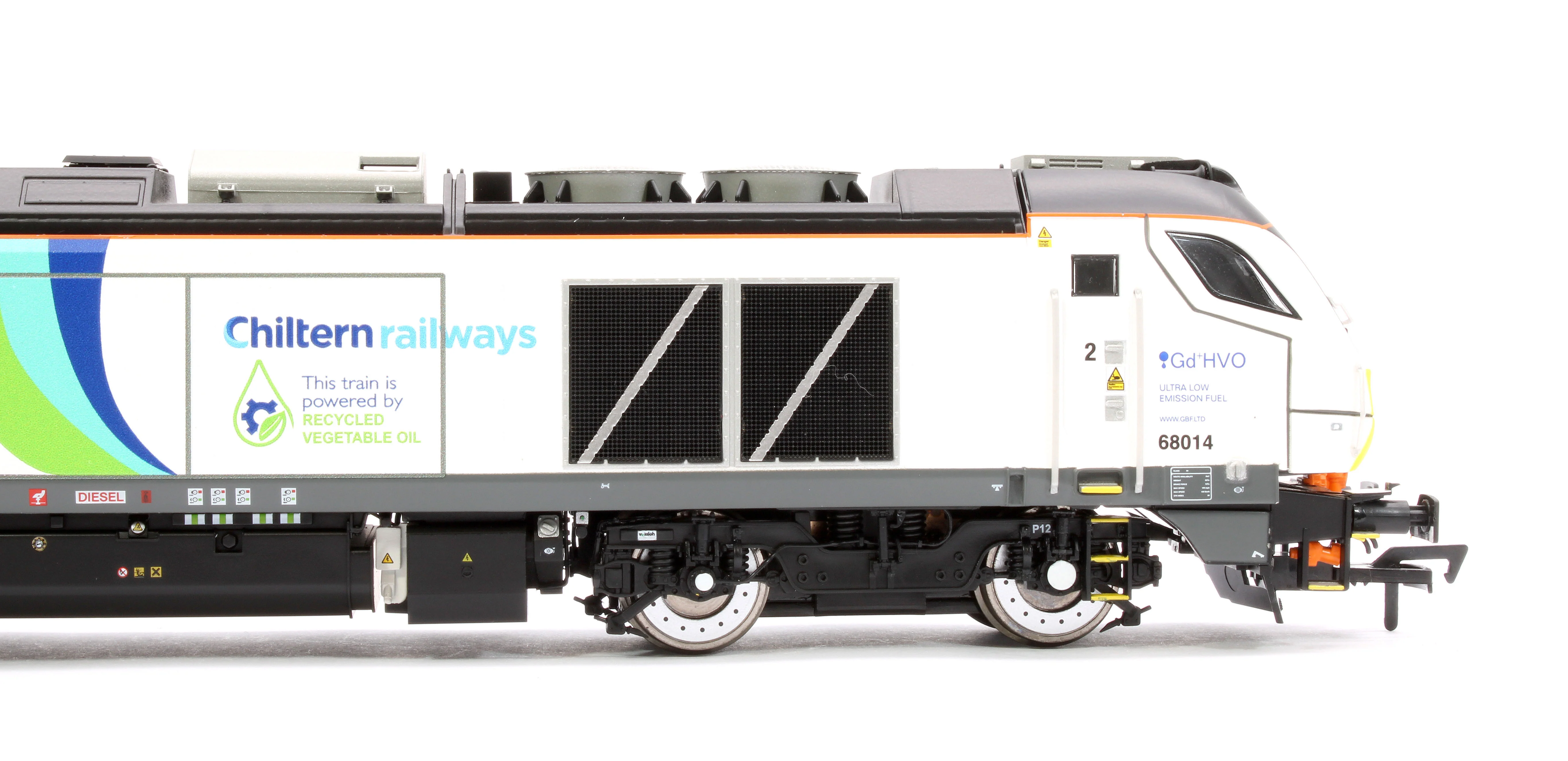 4D-022-028S Class 68 68014 Chiltern Green Bio Fuel Livery Diesel Locomotive - Sound Fitted - Image 8