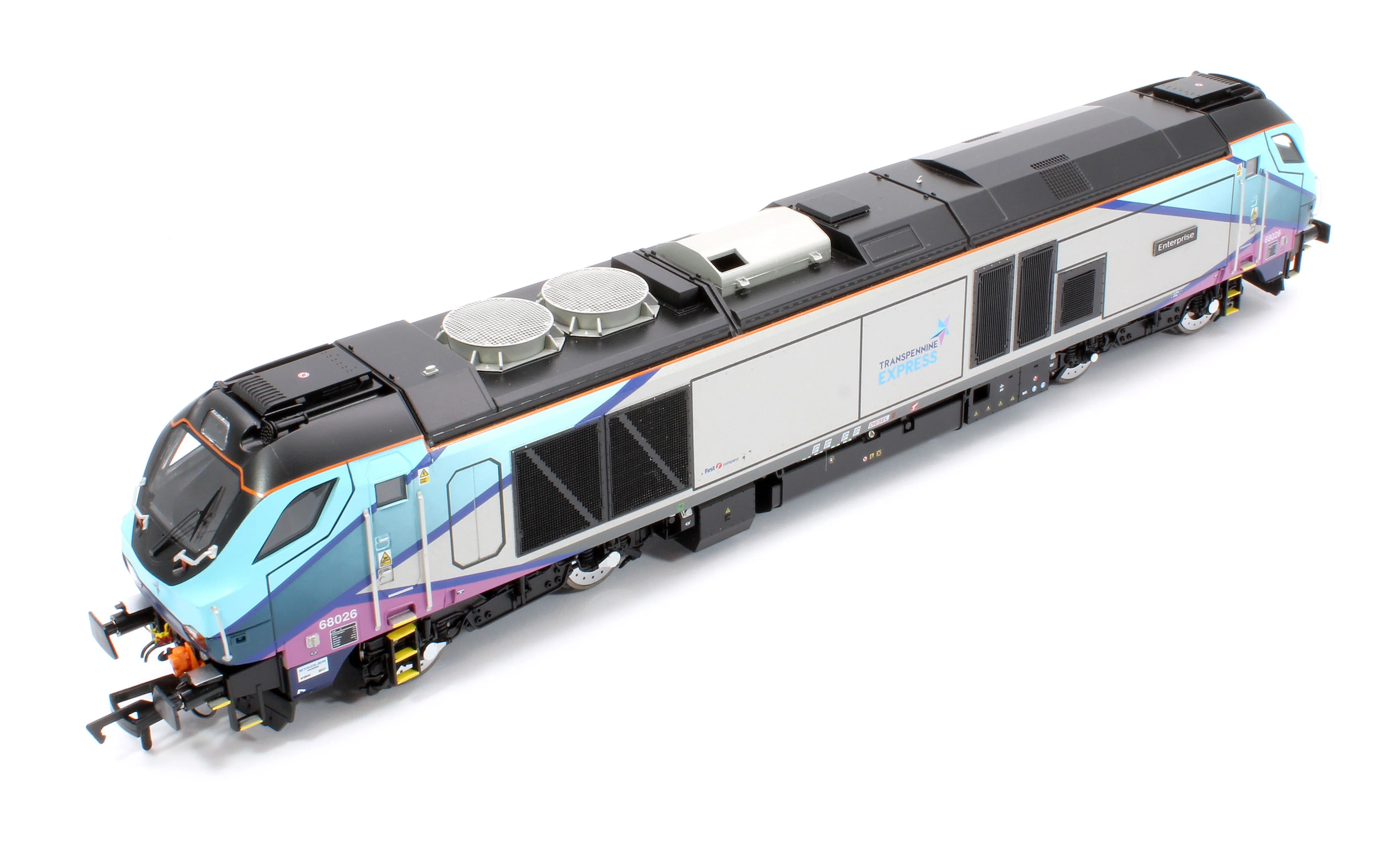 4D-022-024S Class 68 "Enterprise" 68026 Transpenine Express Diesel Locomotive - Sound Fitted - Image 12