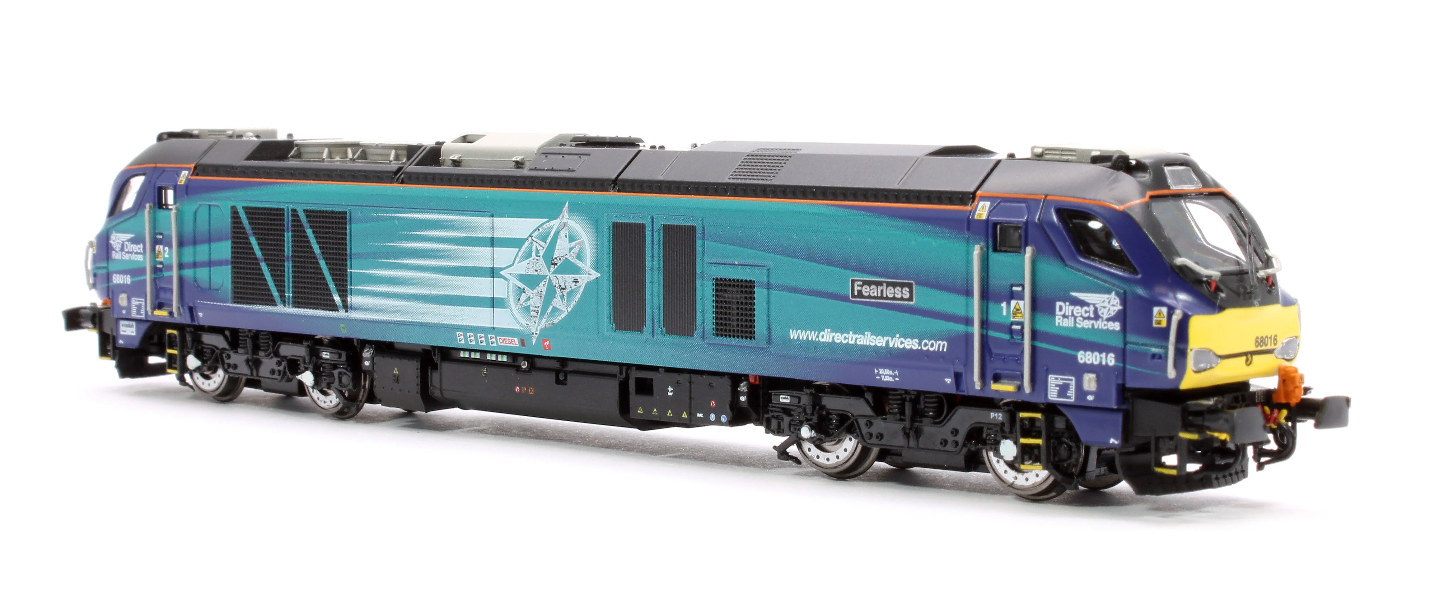2D-022-012D Class 68 Fearless 68016 DRS Compass Diesel Locomotive - DCC Fitted - Image 4