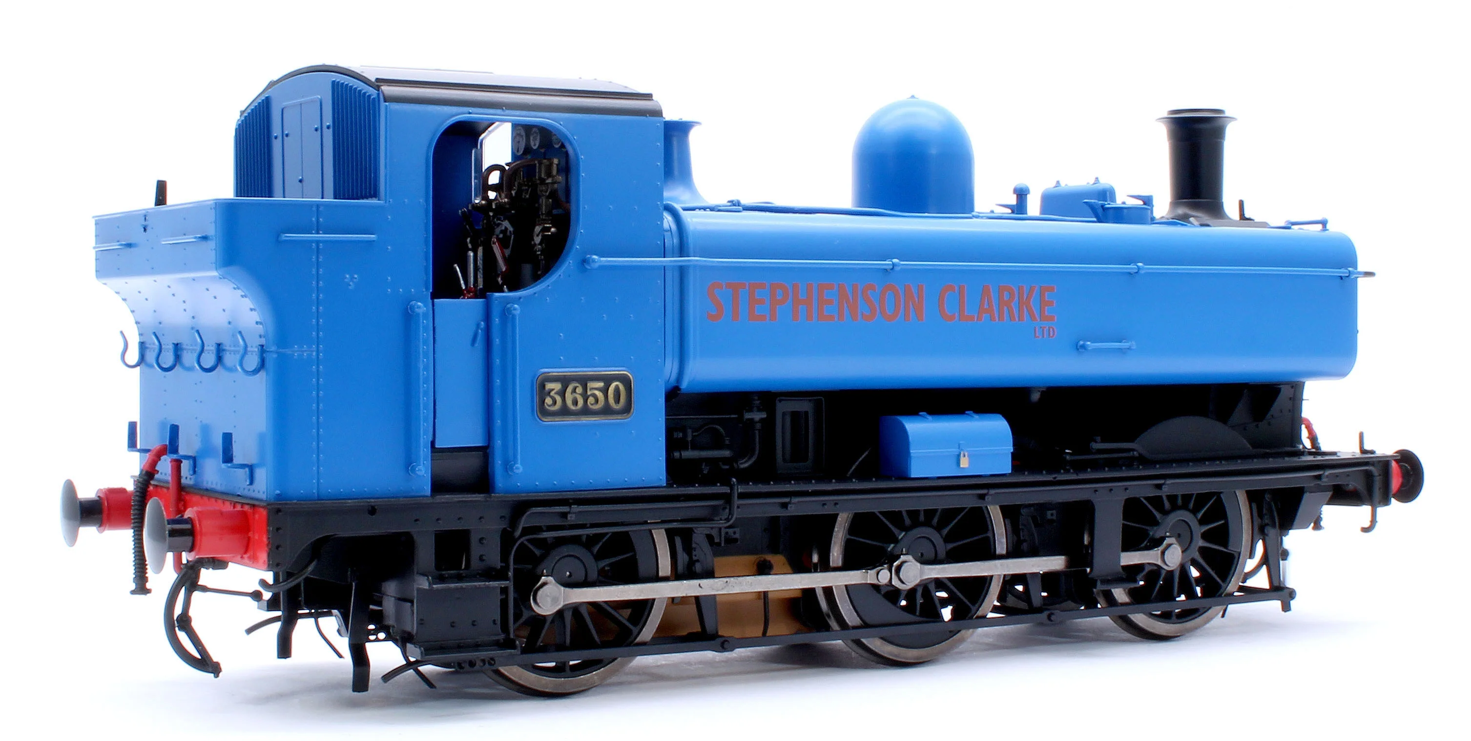 7S-007-017 Class 87xx Pannier Stephenson Clarke Blue 3650 - Steam Tank Locomotive - Image 4