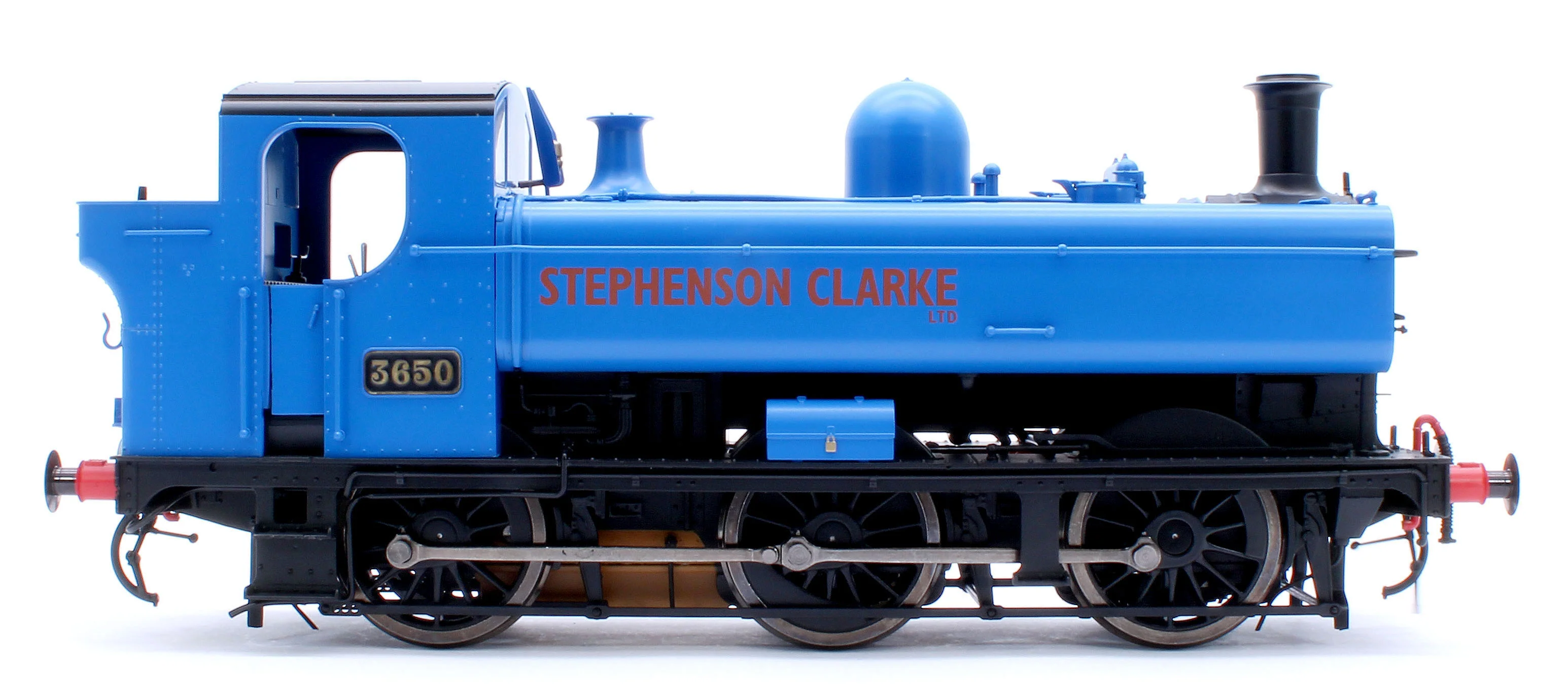 7S-007-017 Class 87xx Pannier Stephenson Clarke Blue 3650 - Steam Tank Locomotive - Image 5