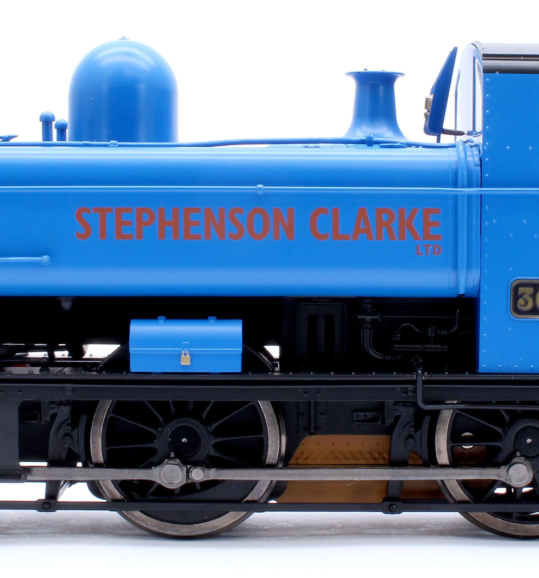 7S-007-017 Class 87xx Pannier Stephenson Clarke Blue 3650 - Steam Tank Locomotive - Image 8