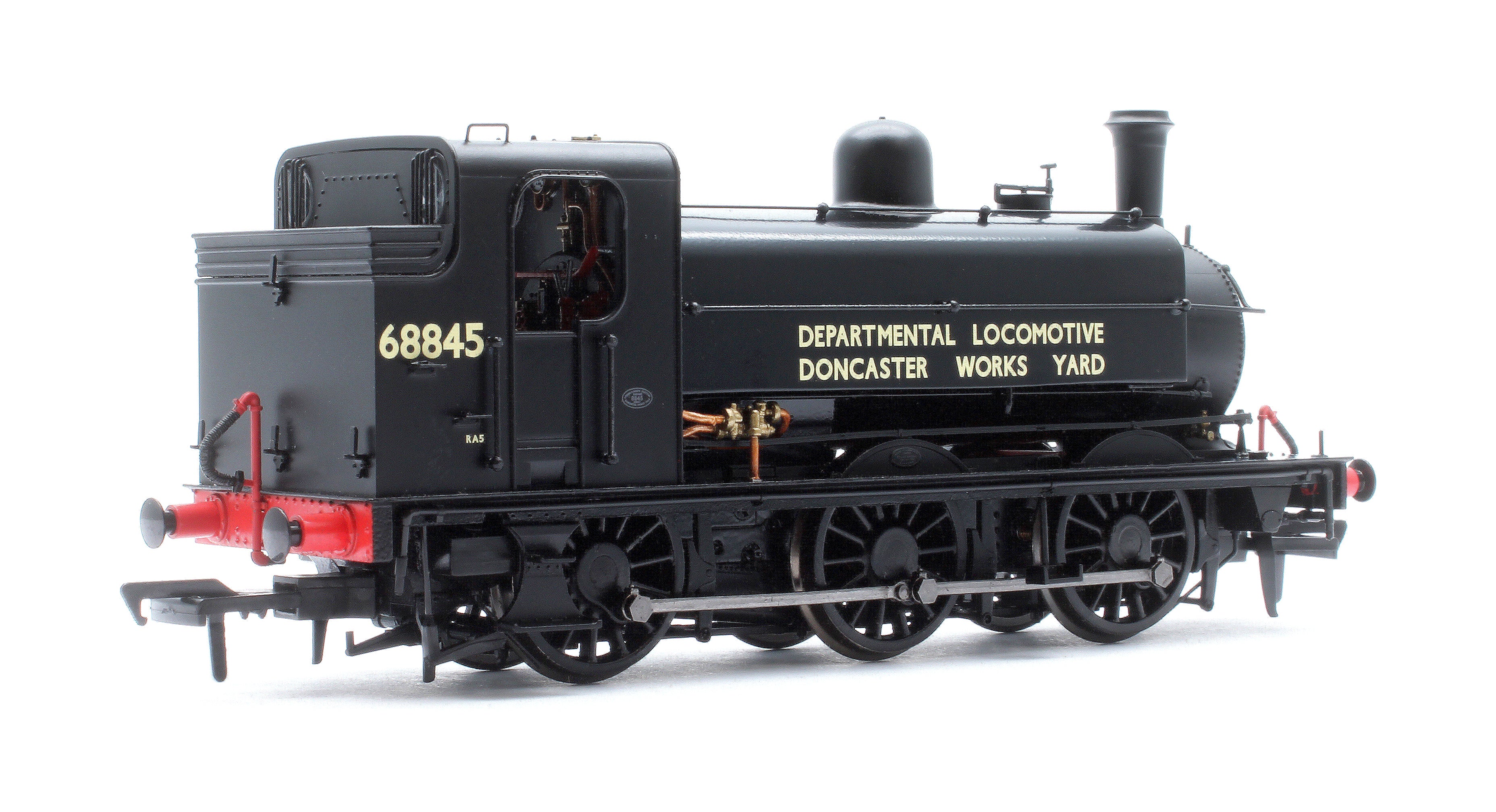 958013 Class J52/2 Doncaster Works Yard Black 0-6-0 Steam Tank Locomotive No.68845 - Image 3