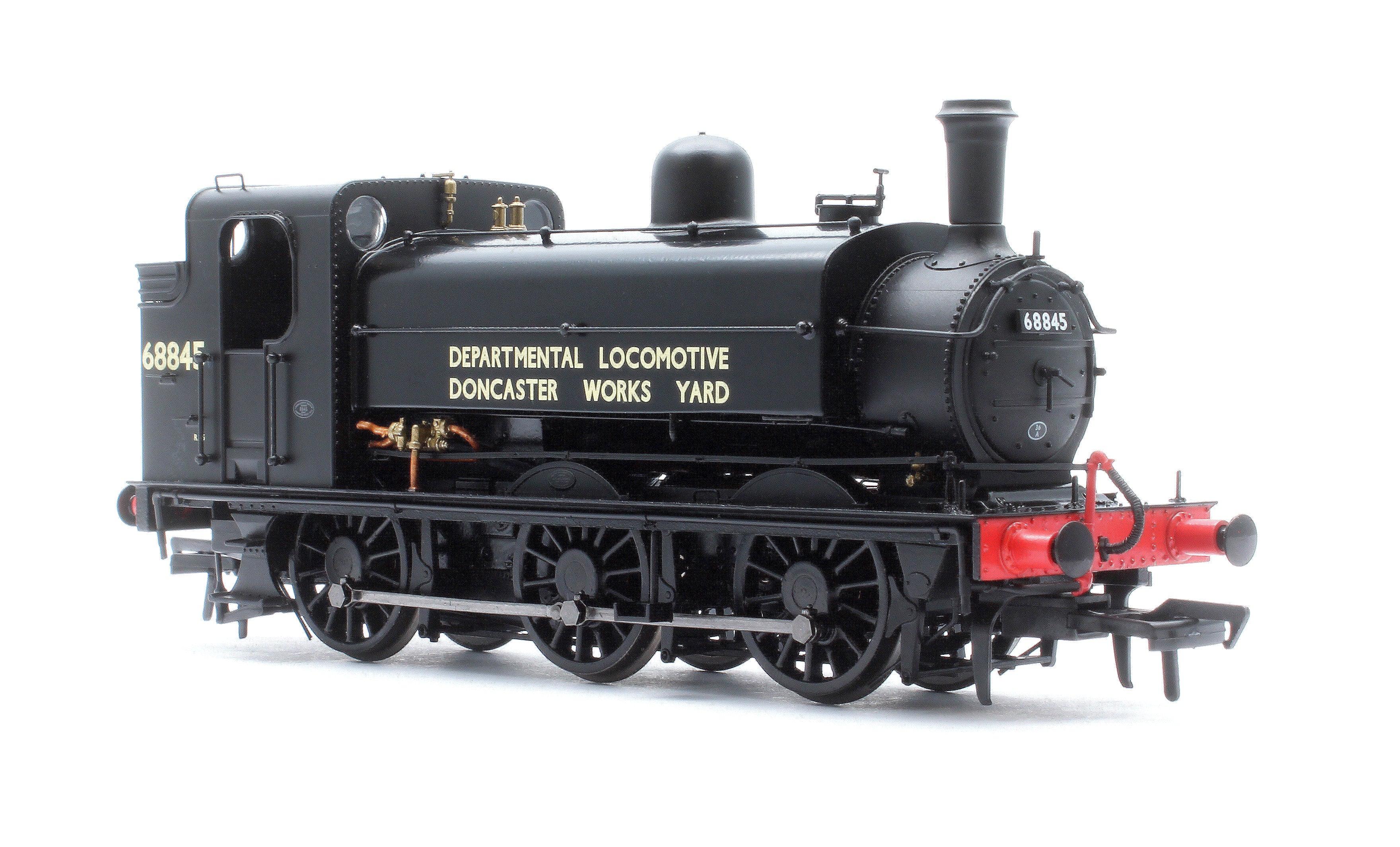 958013 Class J52/2 Doncaster Works Yard Black 0-6-0 Steam Tank Locomotive No.68845 - Image 4