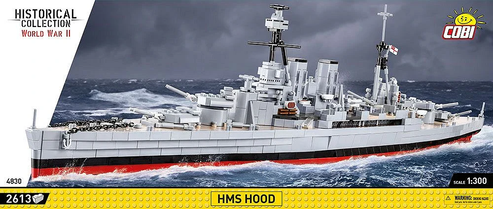 HMS Hood WWII (2613 pcs) Model Kit - Image 2