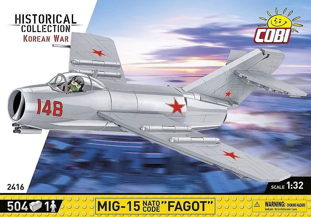 MIG-15 Fagot Korean War (504 pcs) Model Kit - Image 2