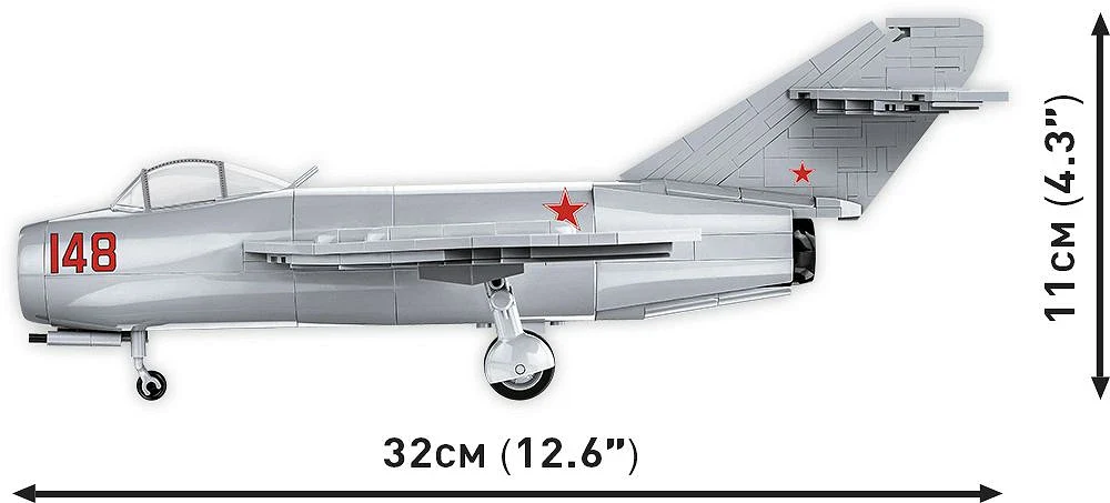 MIG-15 Fagot Korean War (504 pcs) Model Kit - Image 4