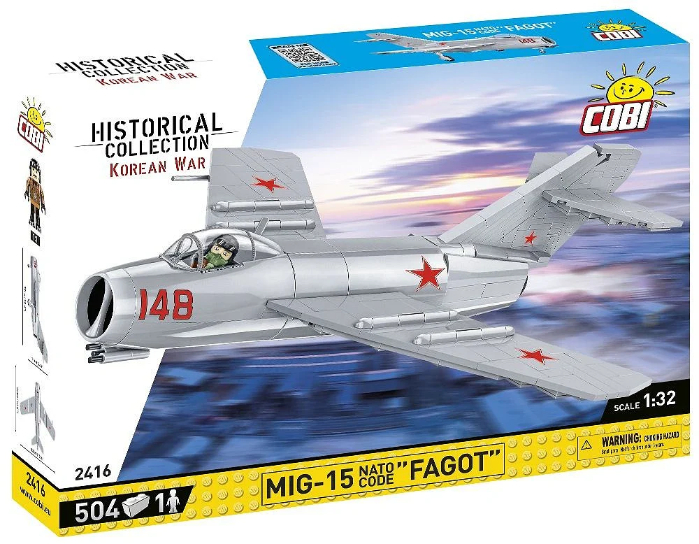 MIG-15 Fagot Korean War (504 pcs) Model Kit - Image 8