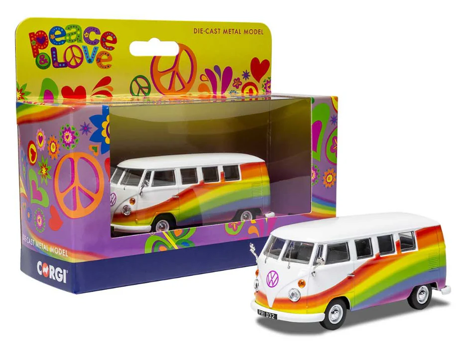 CC02739 Volkswagen Campervan Peace Love and Rainbows - Image 2
