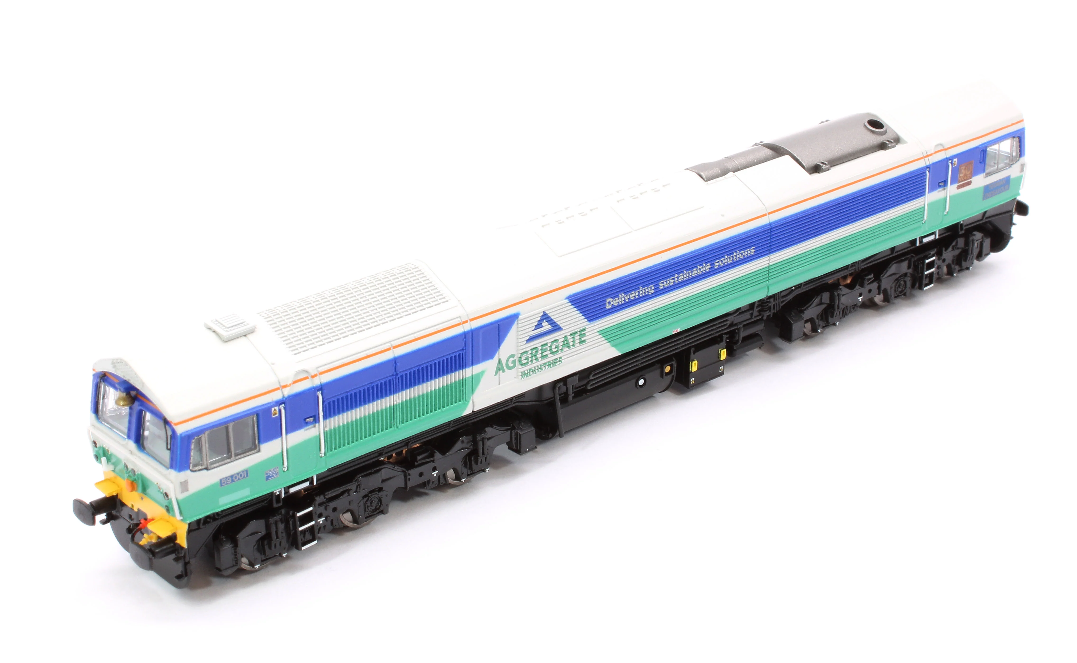 2D-005-005D Class 59 59001 Aggregate Industries Yeoman Endeavour Diesel Locomotive - DCC Fitted - Image 11