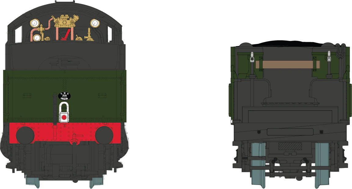 2S-001-011S 4-6-0 Cookham Manor 7808 Lined BR Green Late Crest Steam Locomotive - DCC Sound - Image 4