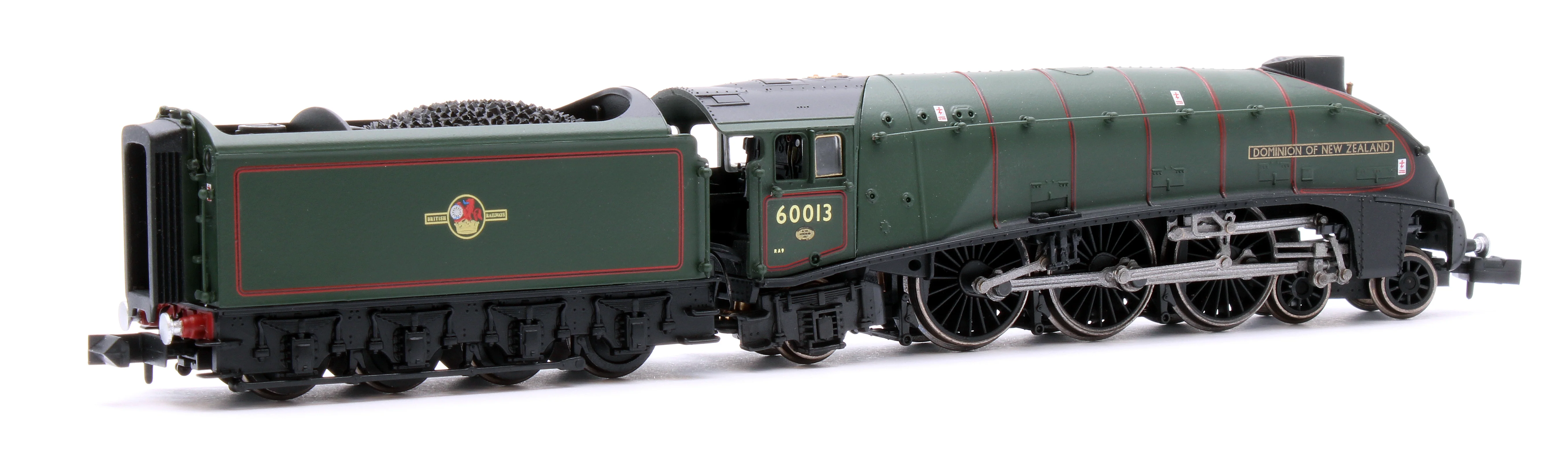 2S-008-018D A4 Dominion of New Zealand 60013 BR Late Crest & 4 Gresley Coaches - DCC Fitted - Image 4
