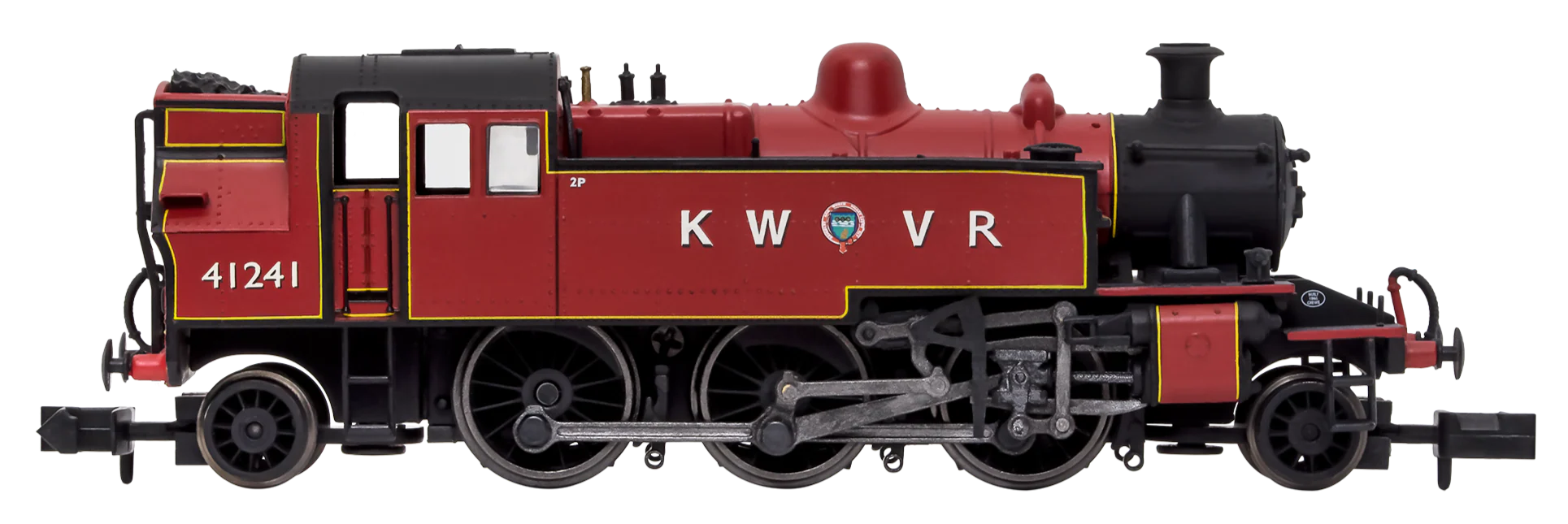 2S-015-011D Ivatt 2-6-2T 41241 KWVR Lined Maroon - DCC Fitted - Image 2