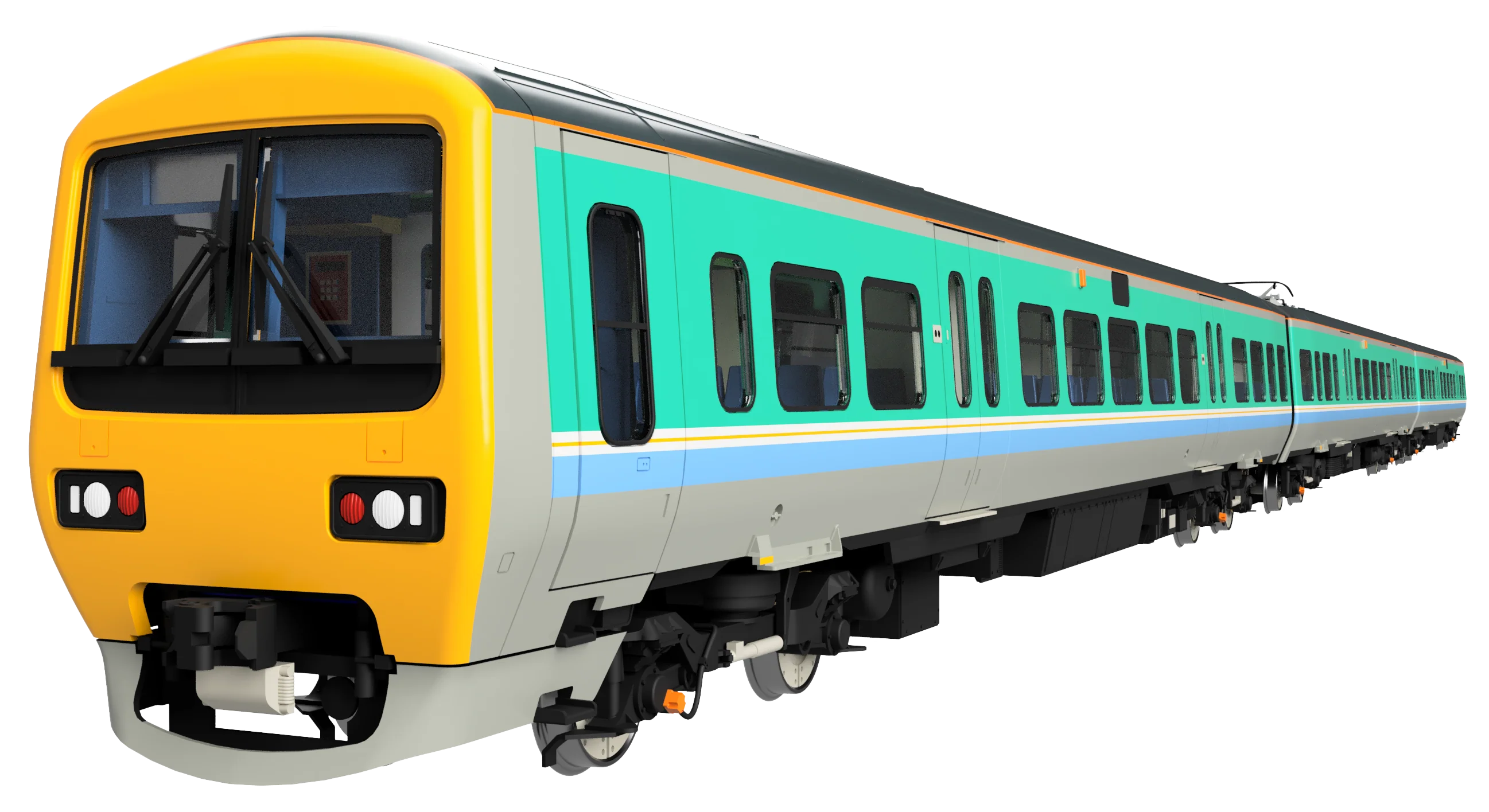 4D-323-001D Class 323 323203 Regional Railways Centro 3 Car EMU Set - DCC Fitted