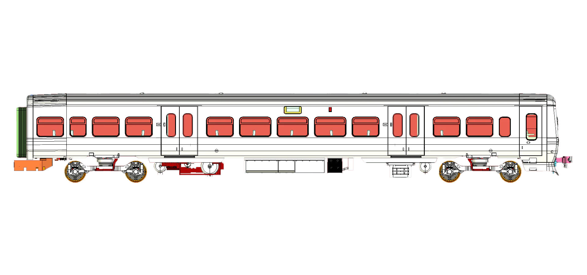 4D-323-003D Class 323 323213 London Midland 3 Car EMU Set - DCC Fitted - Image 14