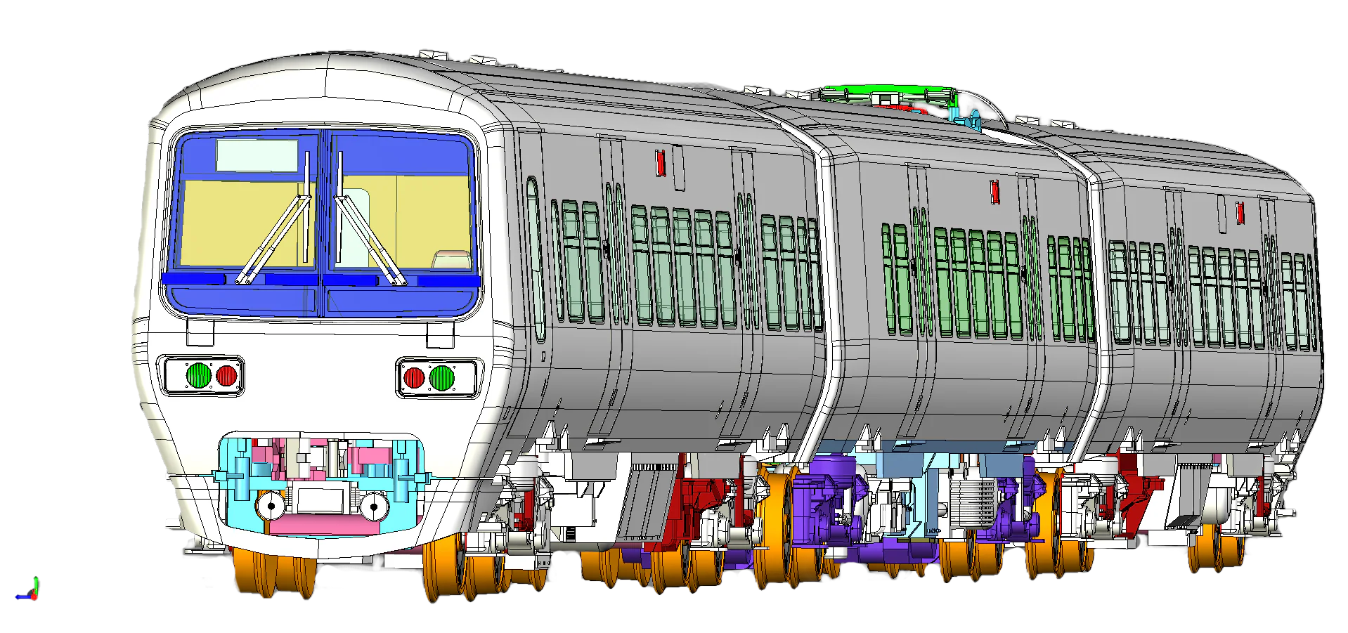 4D-323-004S Class 323 First North Western “Barbie” with Northern branding 3 Car EMU Set - DCC Sound Fitted - Image 12