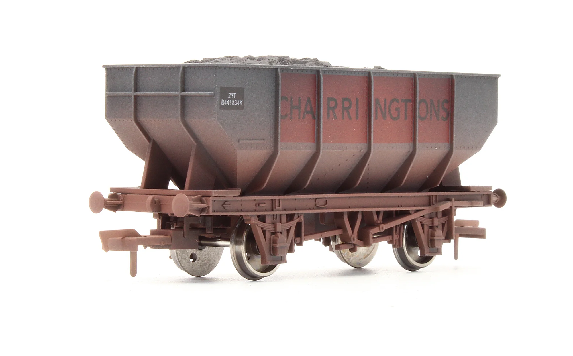 Pre-Owned 'Charringtons' 21T Hopper Wagon 'B441834K' - Weathered