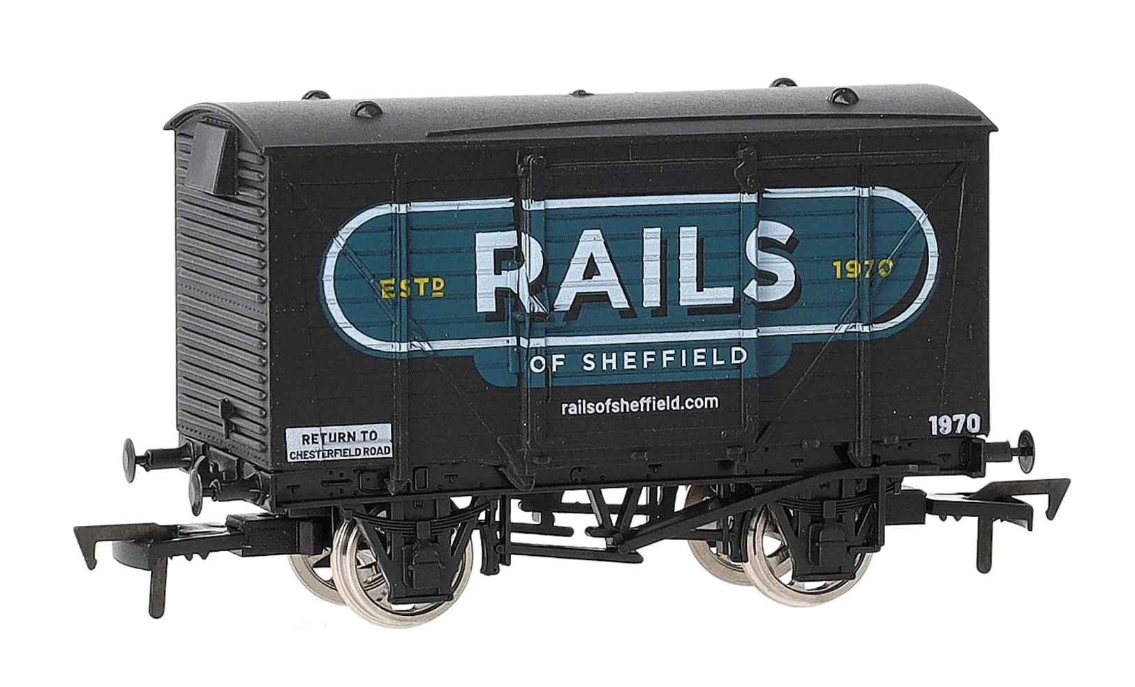 Rails of Sheffield Black Vent Van