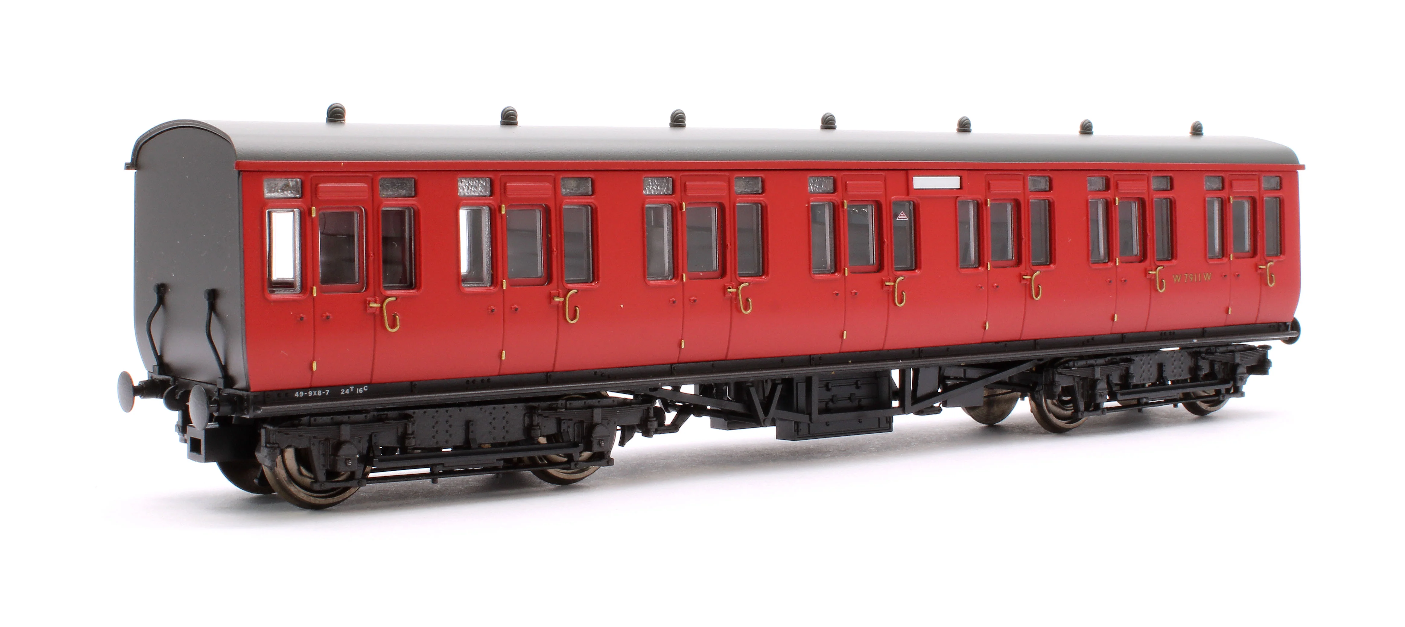 4P-020-521 GWR Toplight Mainline City BR Maroon Composite 7911 Set 6
