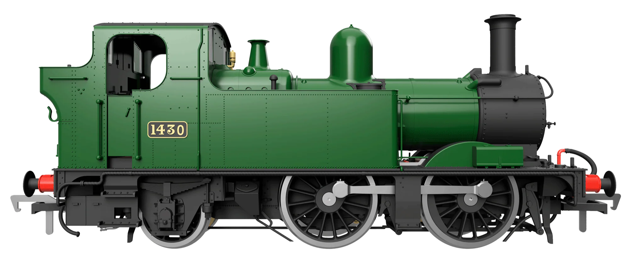 4S-006-004 48XX Class 0-4-2 4870 Green GWR Steam Locomotive - Image 11