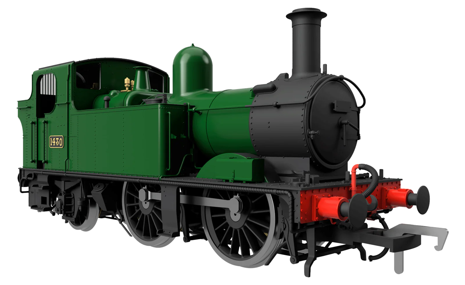 4S-006-050D 58XX Class 0-4-2 5811 Green 'Great Western' Steam Locomotive - DCC Fitted - Image 2