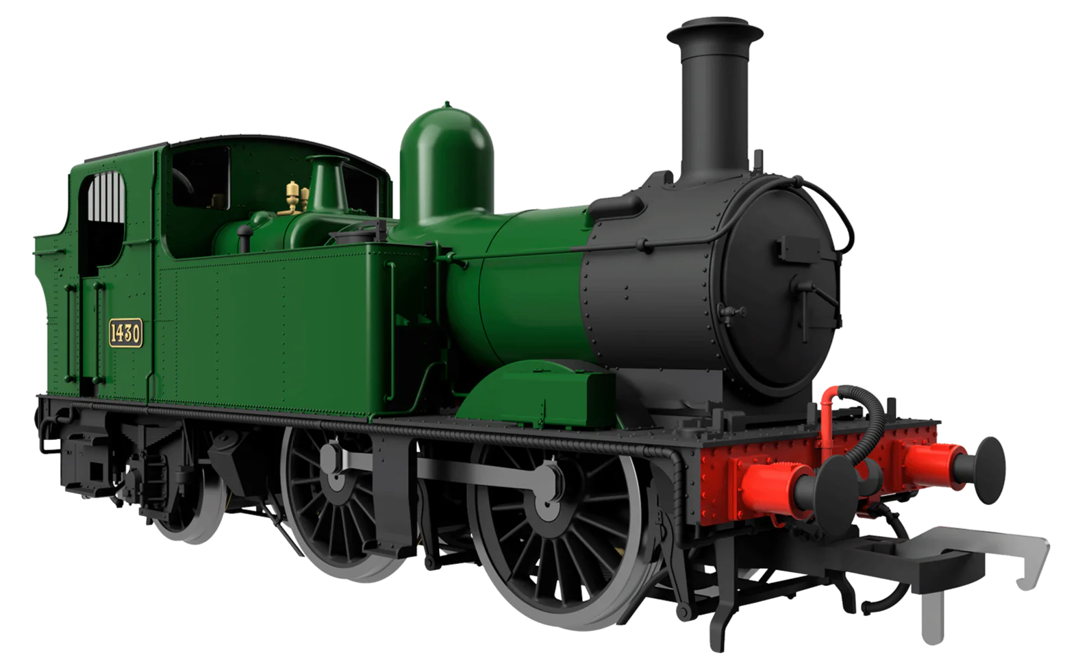 4S-006-050S 58XX Class 0-4-2 5811 Green 'Great Western' Steam Locomotive - DCC Sound - Image 2