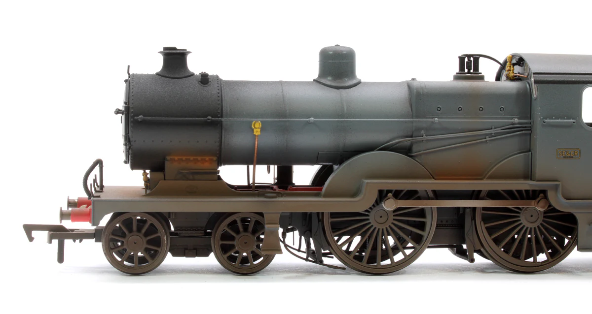 4S-028-001DWL Highly Detailed Premium Weathered SECR Maunsell D1 Class SECR Grey 4-4-0 Steam Locomotive No.735 - Image 6