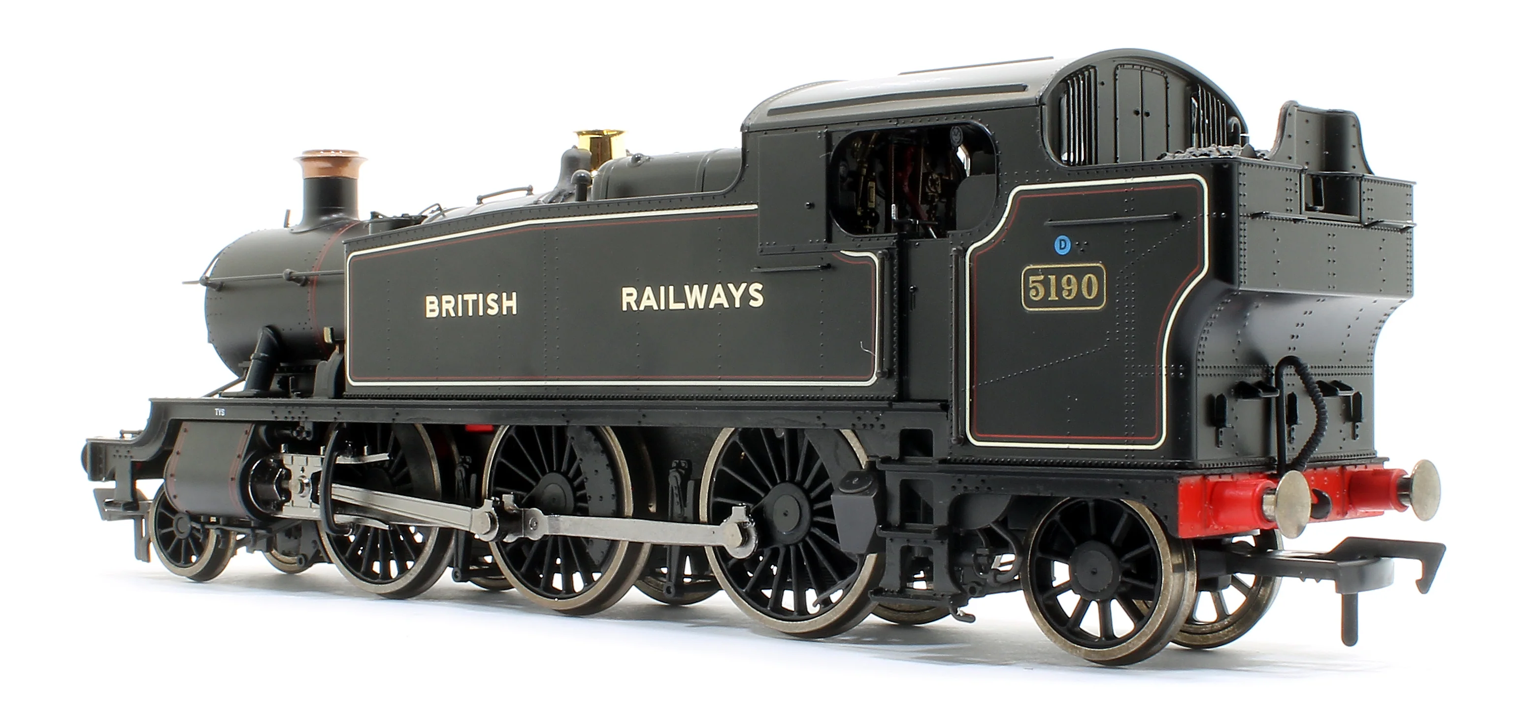 Large Prairie 2-6-2 Tank Locomotive #5190 Lined Black lettered British Railways - Image 4