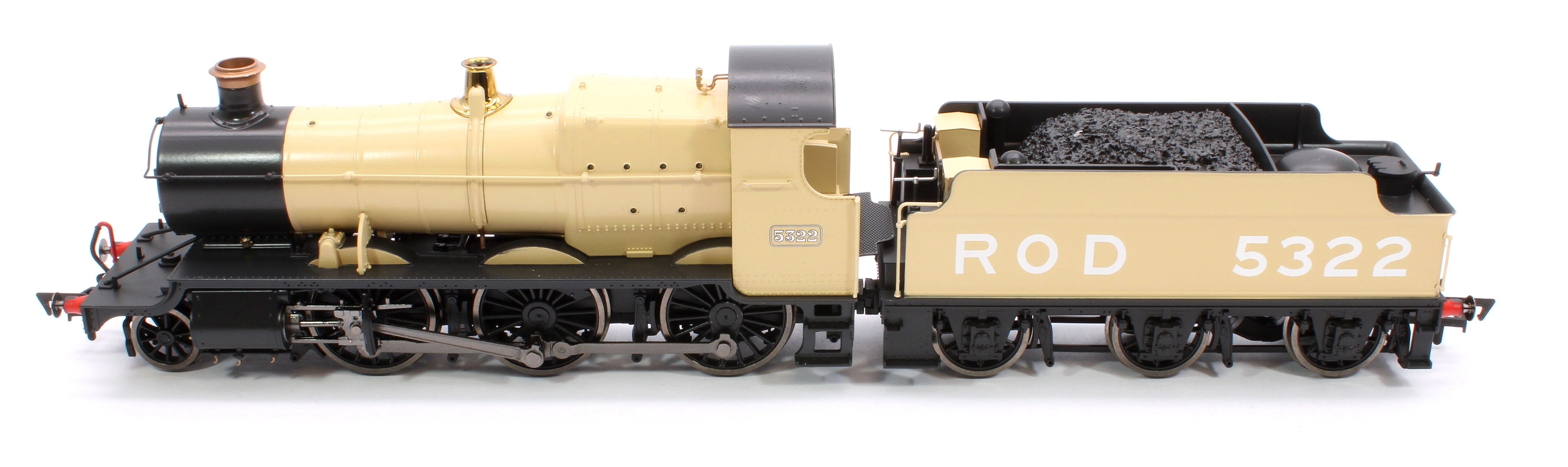4S-043-008 GWR 43xx 2-6-0 Mogul 5322 Khaki Steam Locomotive - Image 11