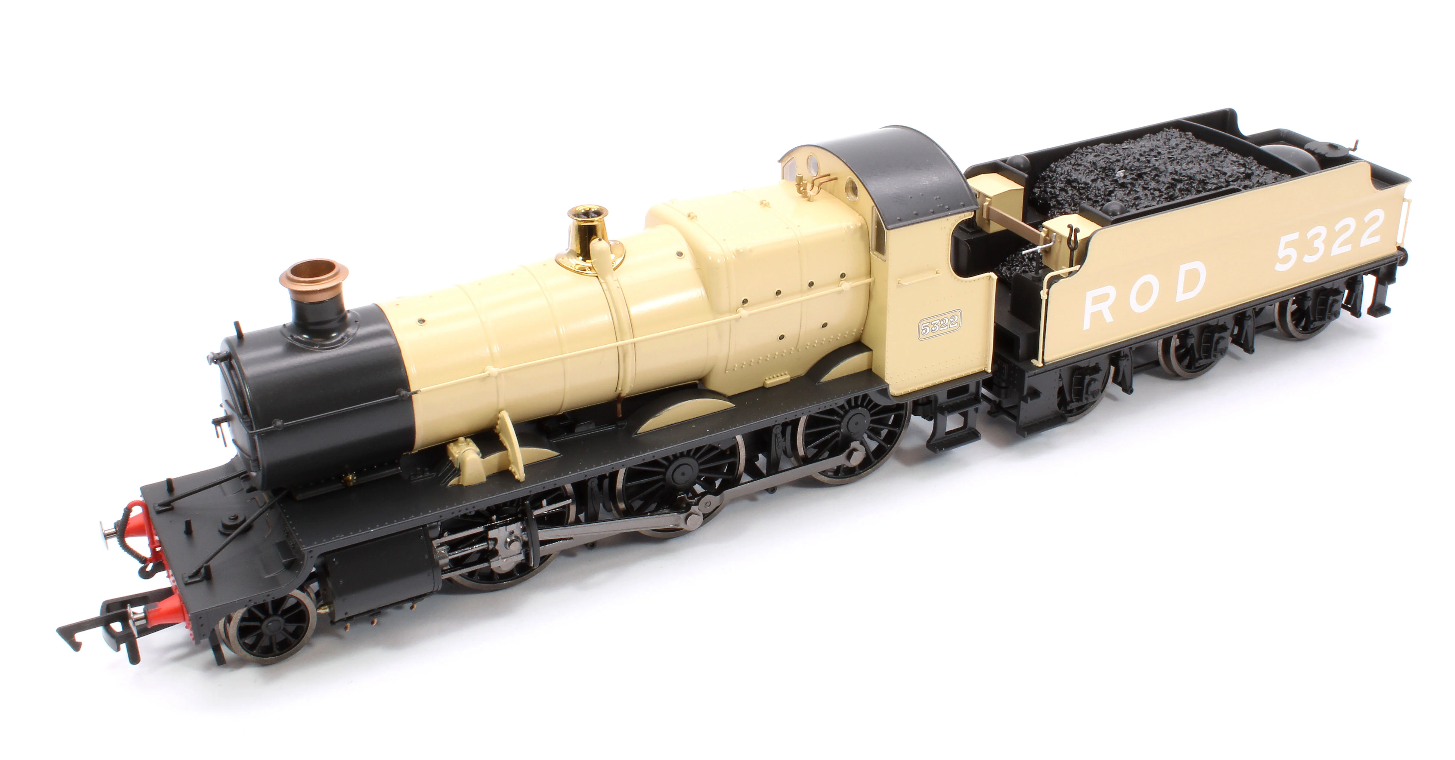 4S-043-008 GWR 43xx 2-6-0 Mogul 5322 Khaki Steam Locomotive - Image 12