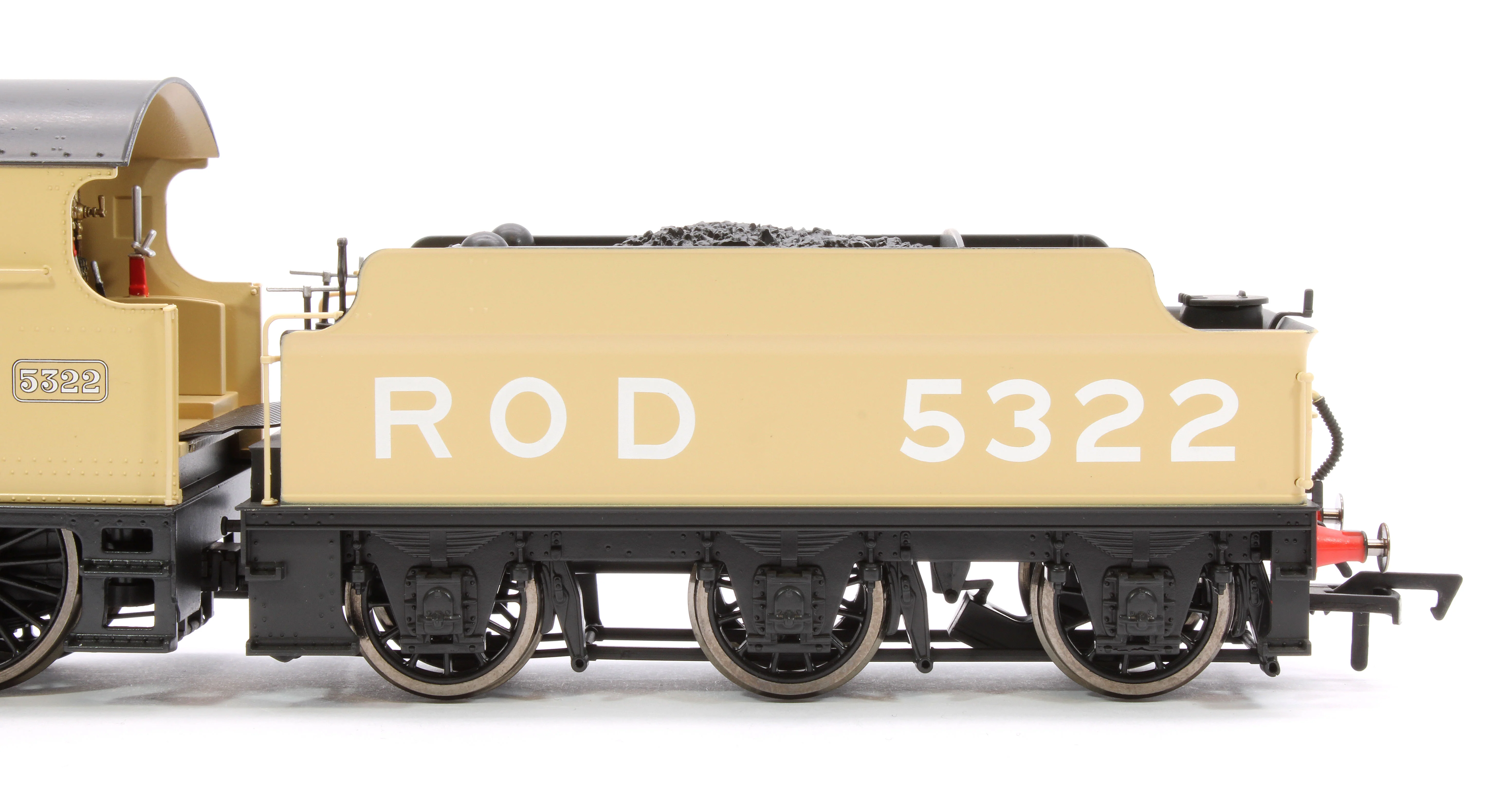 4S-043-008S GWR 43xx 2-6-0 Mogul 5322 Khaki Steam Locomotive - DCC Sound - Image 10