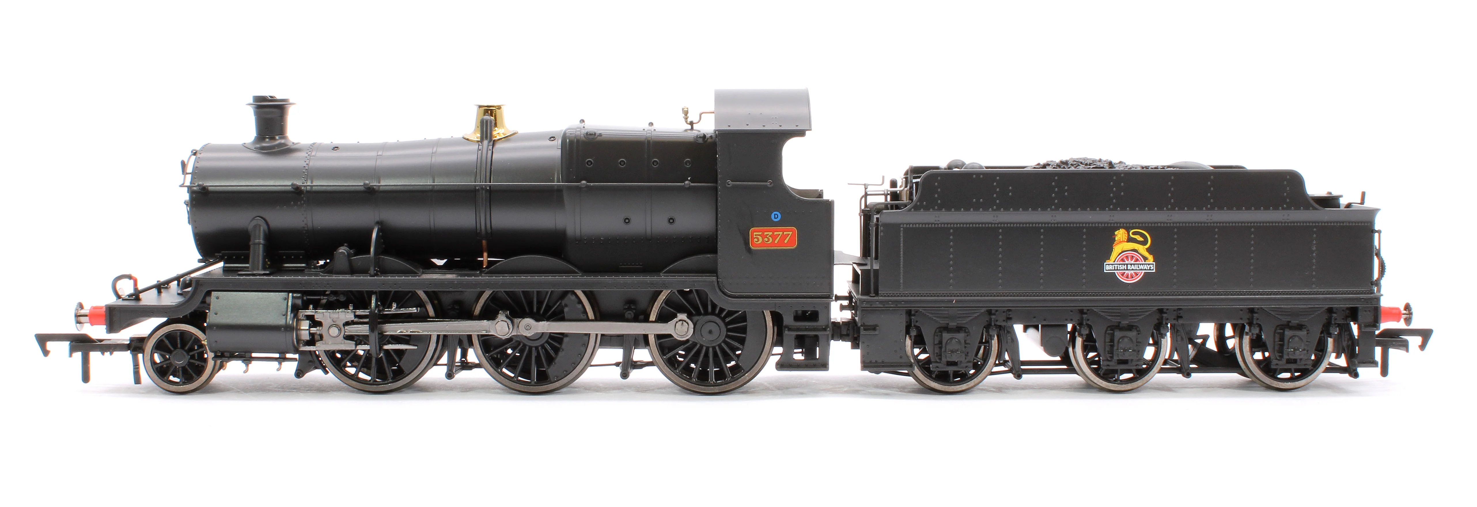 GWR 43xx 2-6-0 Mogul 5377 BR Black Early Crest Steam Locomotive - DCC Fitted - Image 5
