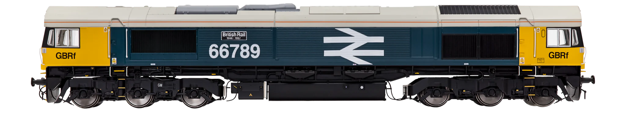 7D-066-005D Class 66 789 GBRF 'British Rail 1948-1997' BR Blue Large Logo Diesel Locomotive - DCC Fitted - Image 5
