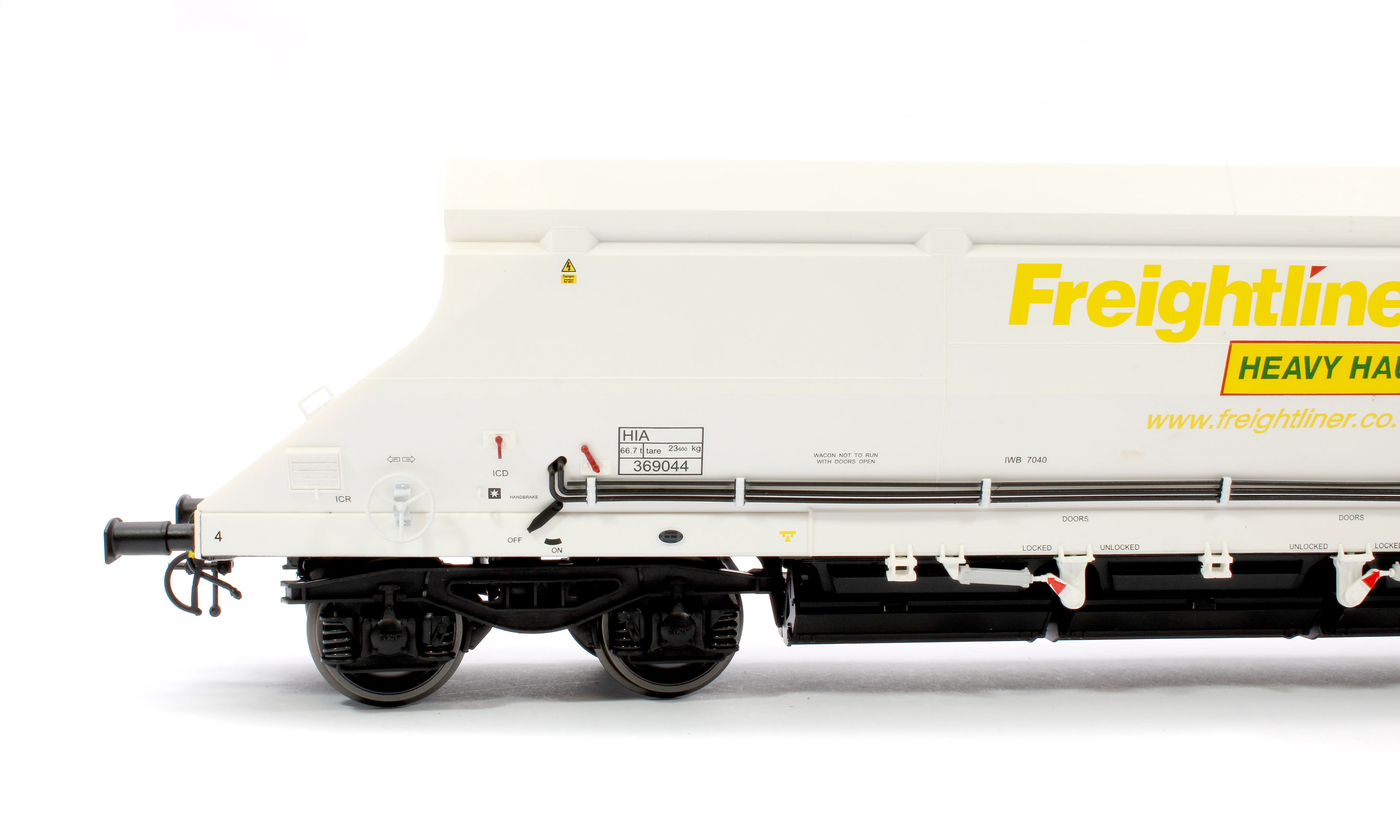 7F-026-004 HIA Freightliner White Heavy Haul Limestone Hopper 369044 - Image 4