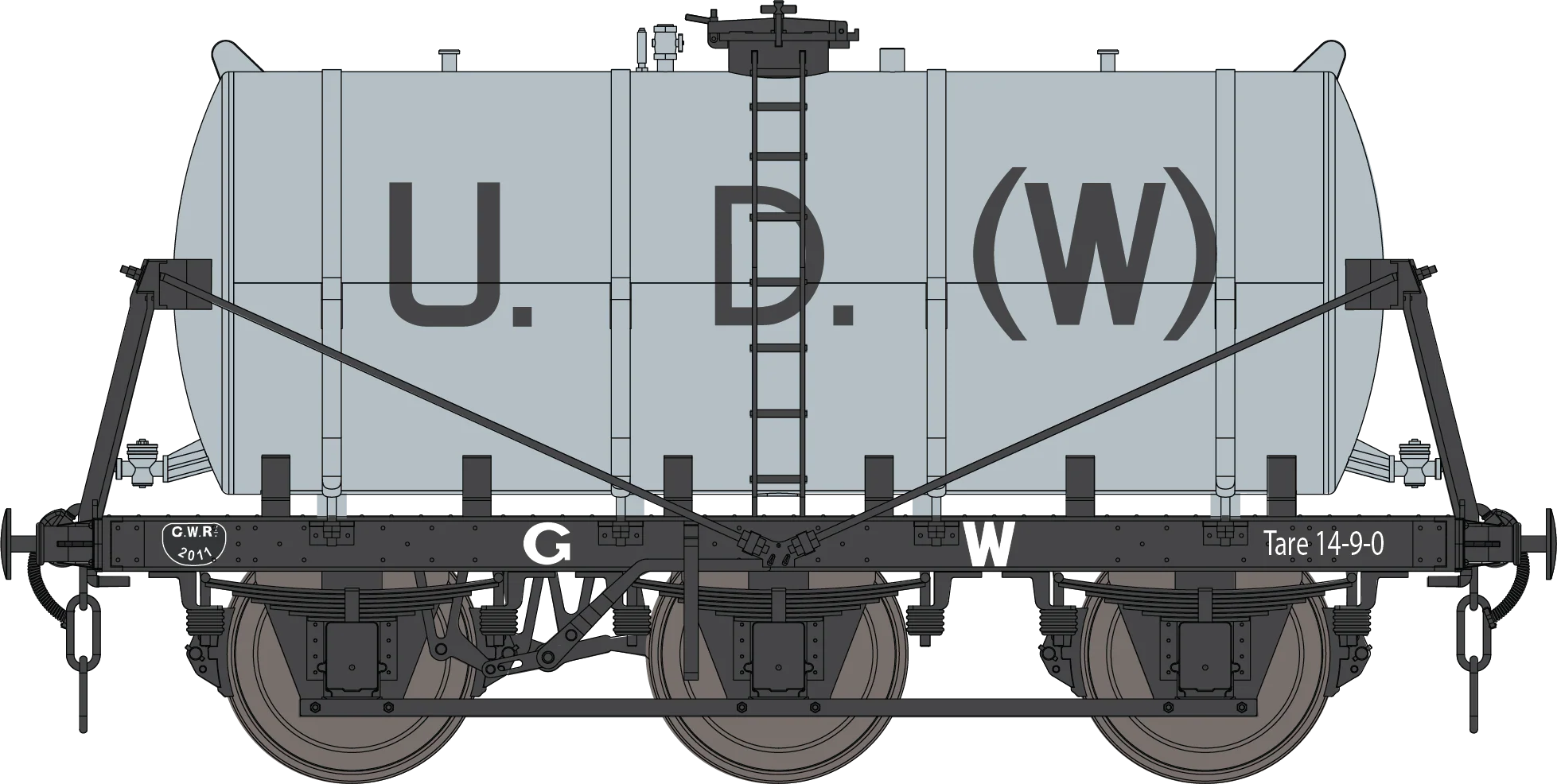 7F-031-013 6 Wheel Milk Tanker United Dairy Wholesale (UDW) 2011