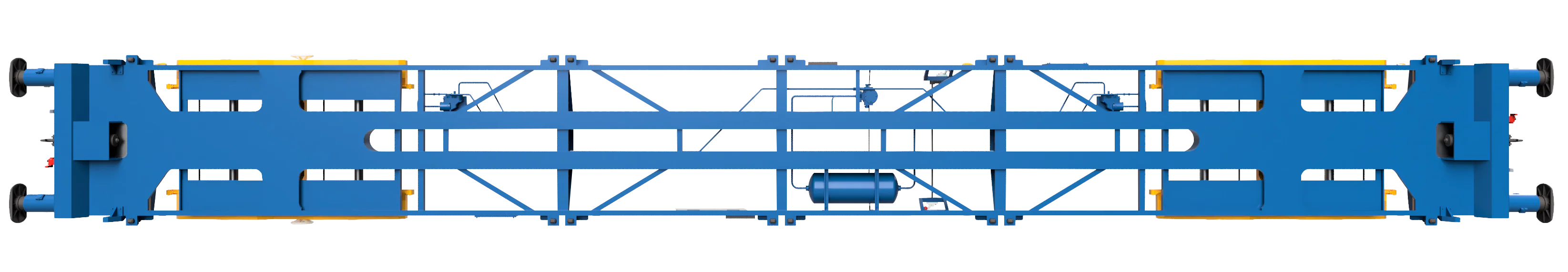 7F-042-030 PFA 93419 Tiphook Blue VNH-1 Bogies Blue Body - Image 4