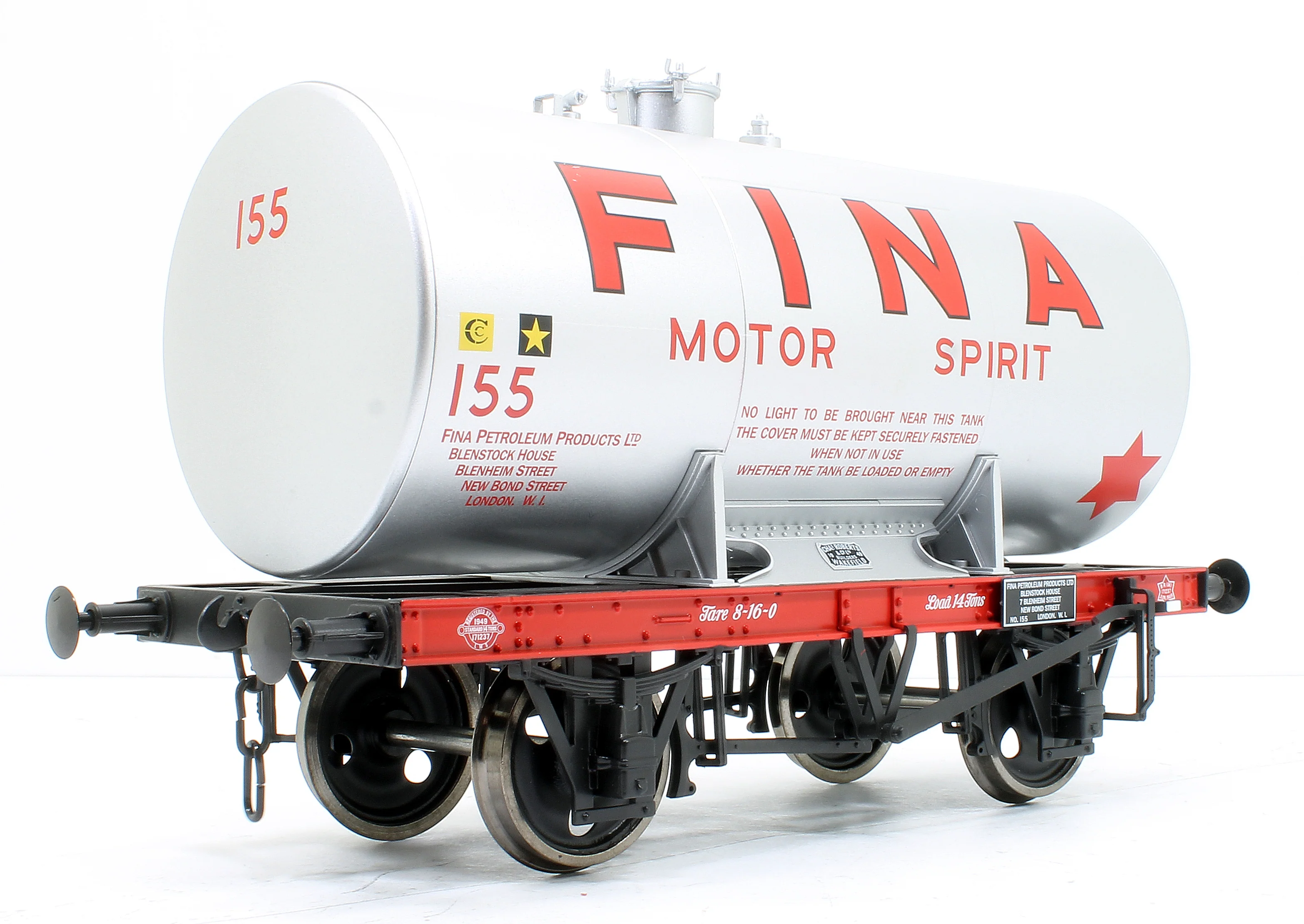 7F-062-002 14T FINA Class A Anchor Mounted Tank No.155