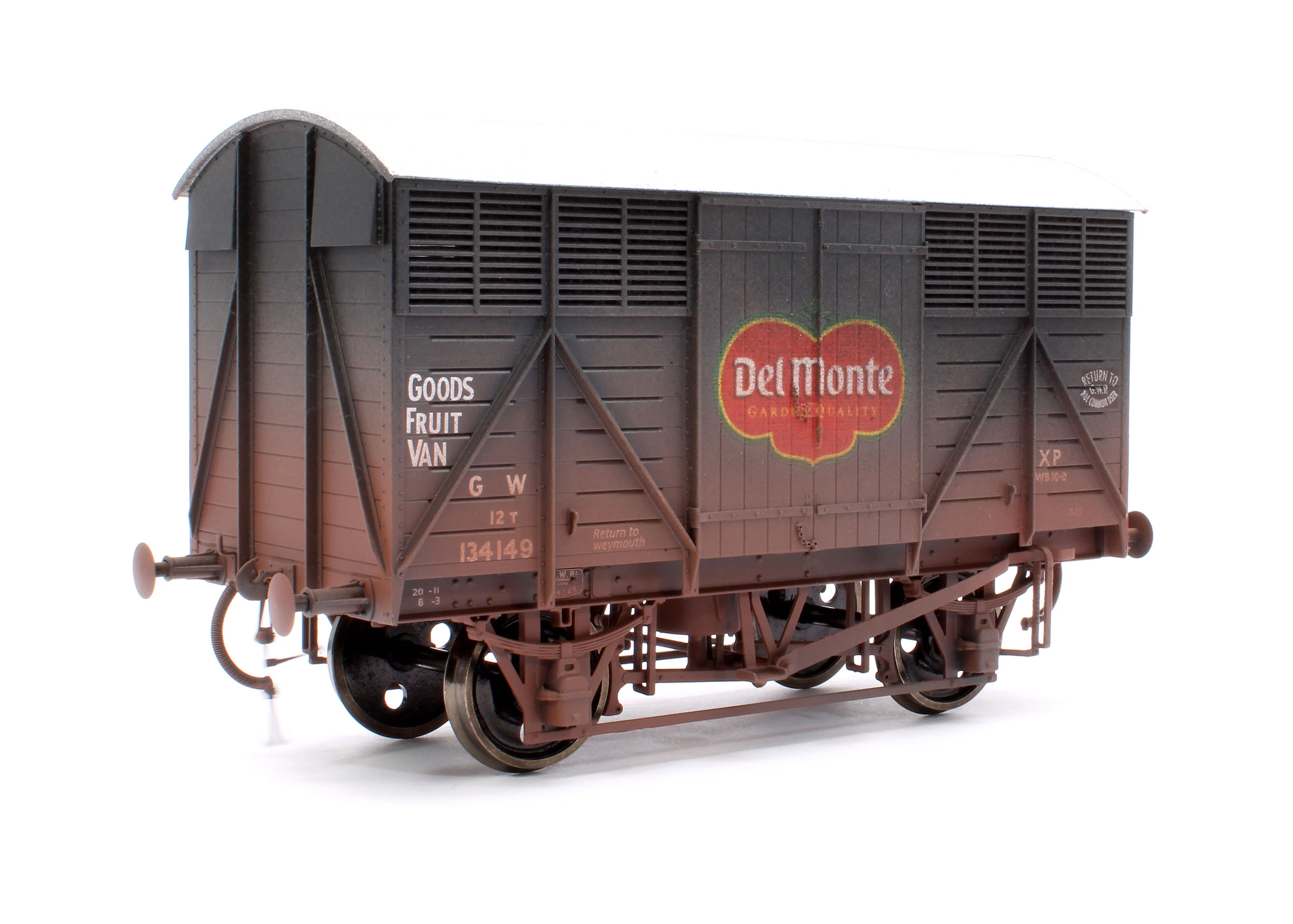 7F-067-004W 12T Great Western Fruit Van Del Monte No.134149 - Weathered - Image 3